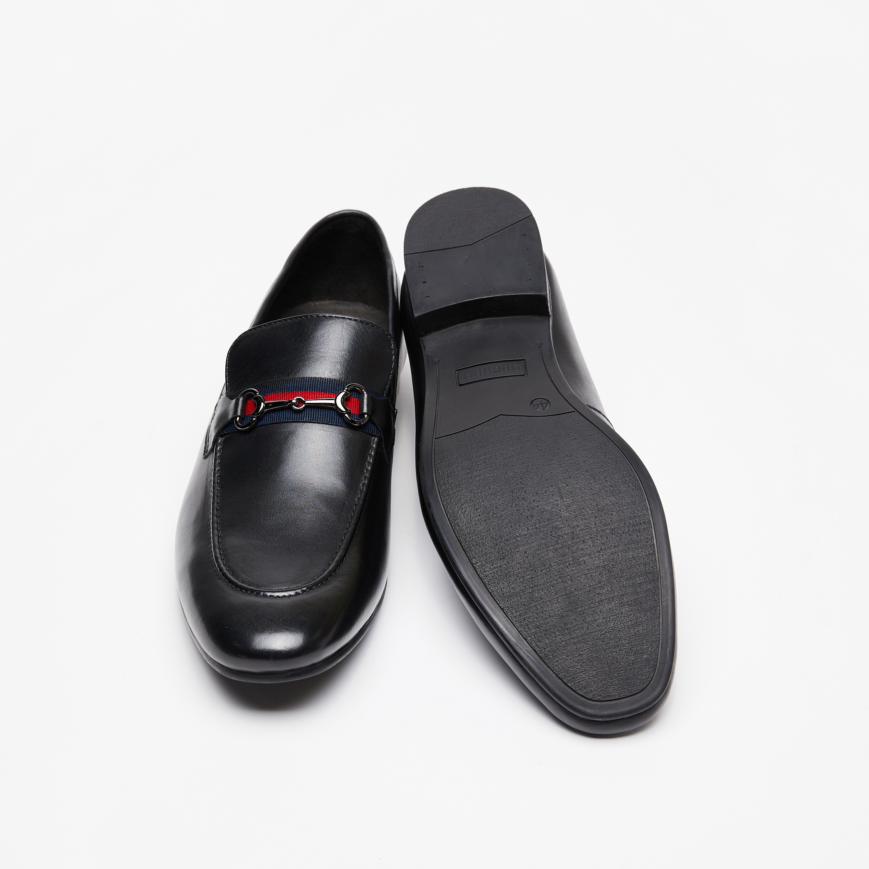 Duchini Men's Slip-On Loafers with Metallic Accent-men-shoes-formalshoes-image-3
