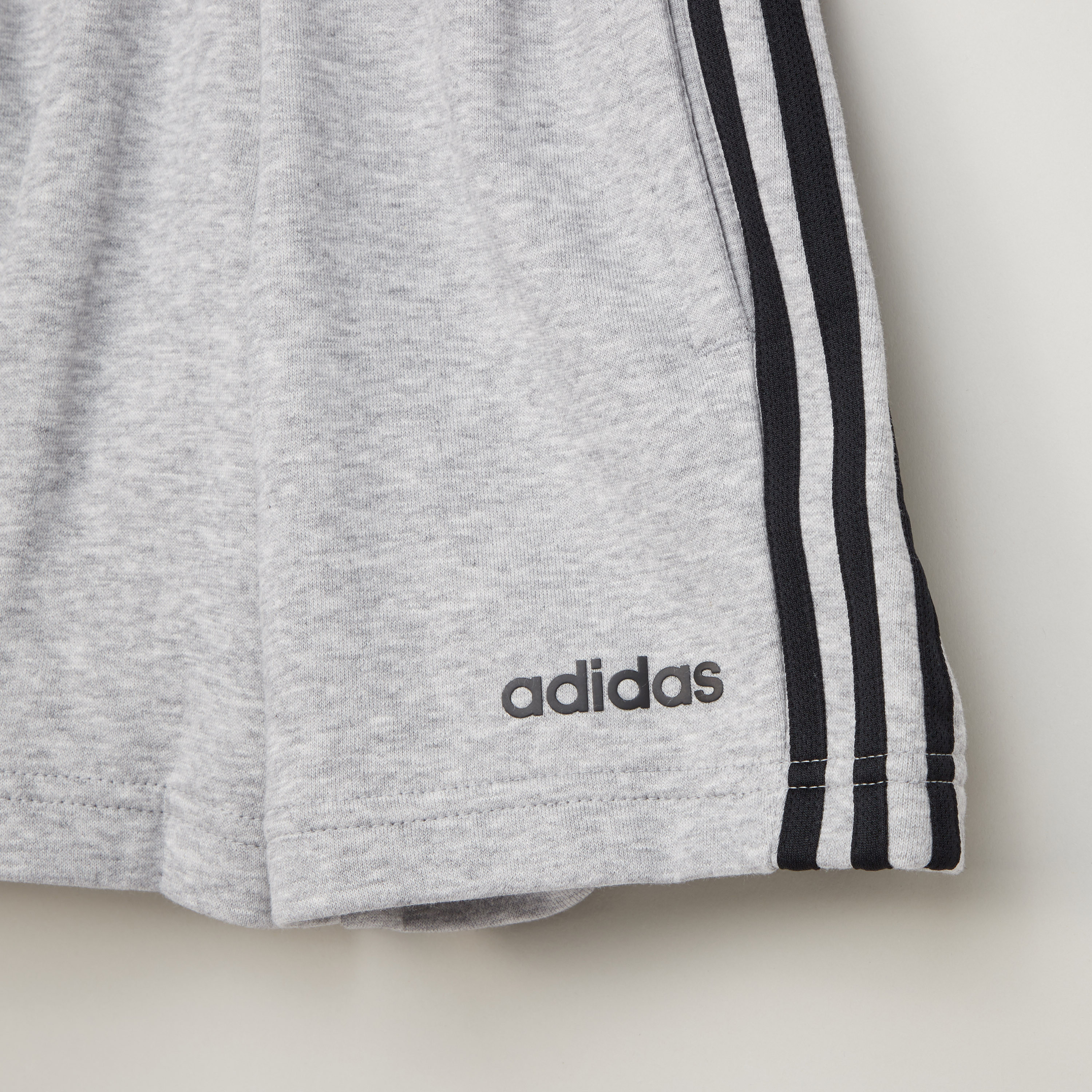 adidas Solid Shorts with Pocket Detail and Elasticised Waistband-cpkids-clothing-boys-bottoms-shorts-image-2