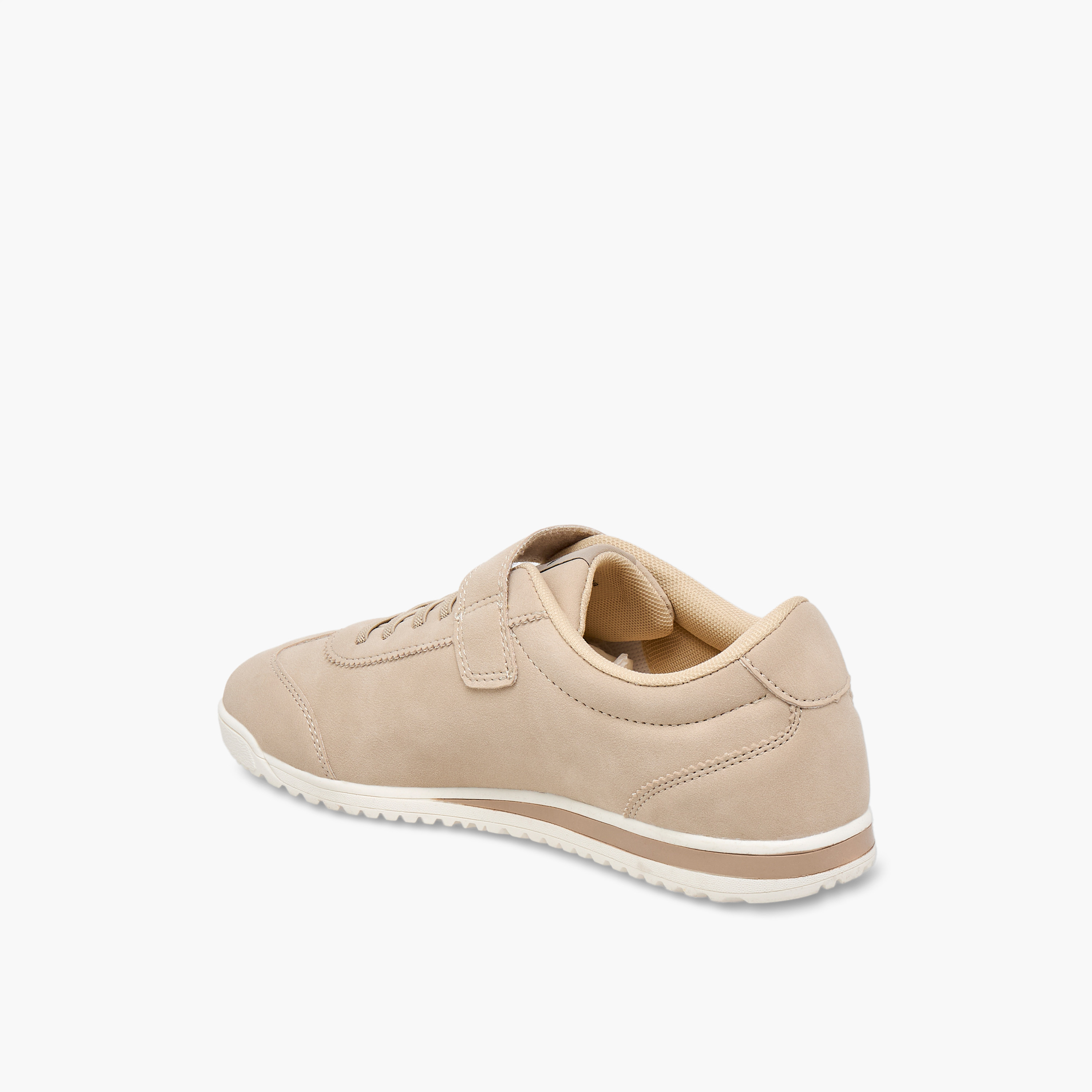حذاء سنيكرز للبنات بشريط إغلاق لاصق وتفاصيل زهرية من فلورا بيلا-girls-shoes-sneakers-image-5