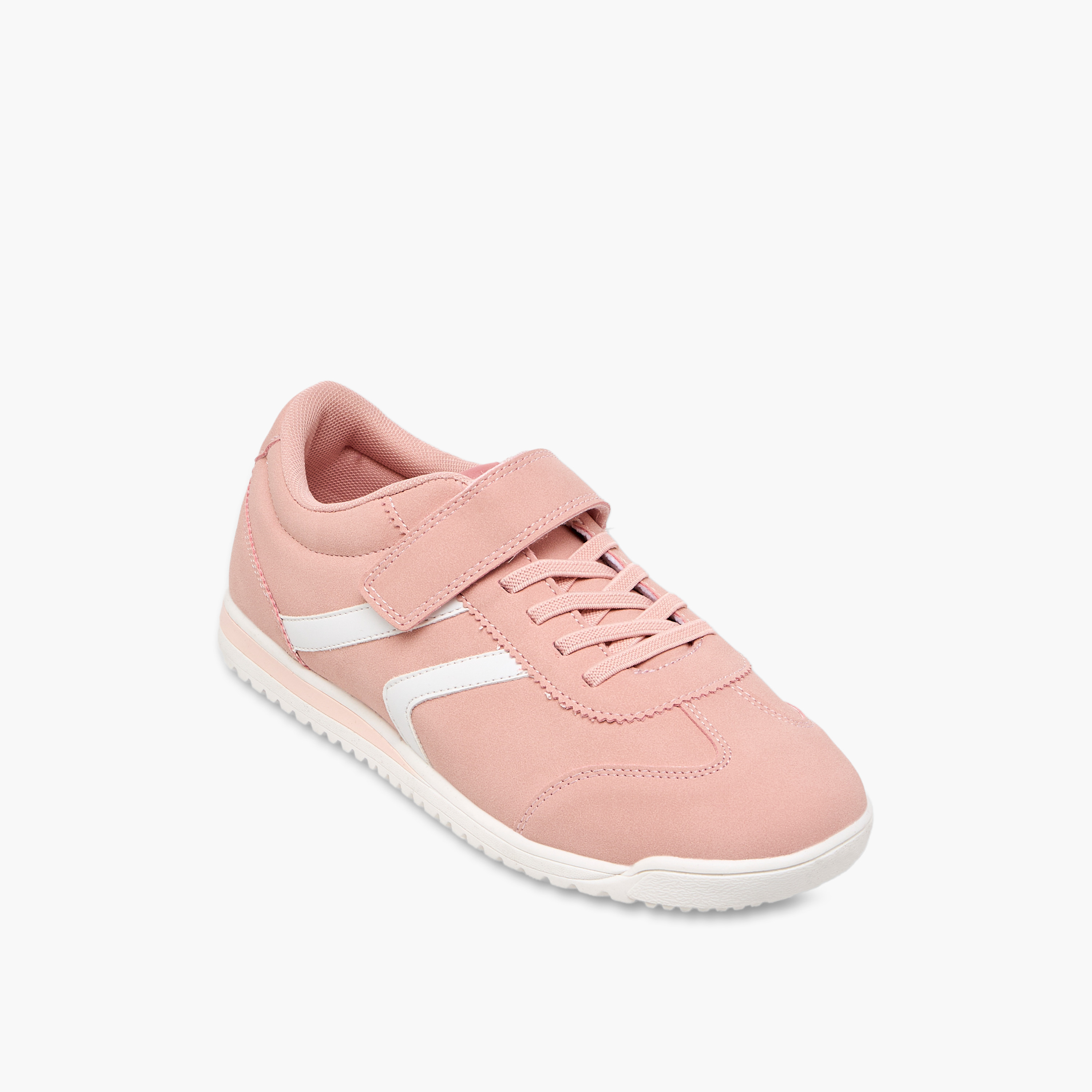 Oaklan by Shoexpress Girls Hook & Loop Ankle Sneakers-girls-shoes-sneakers-image-2