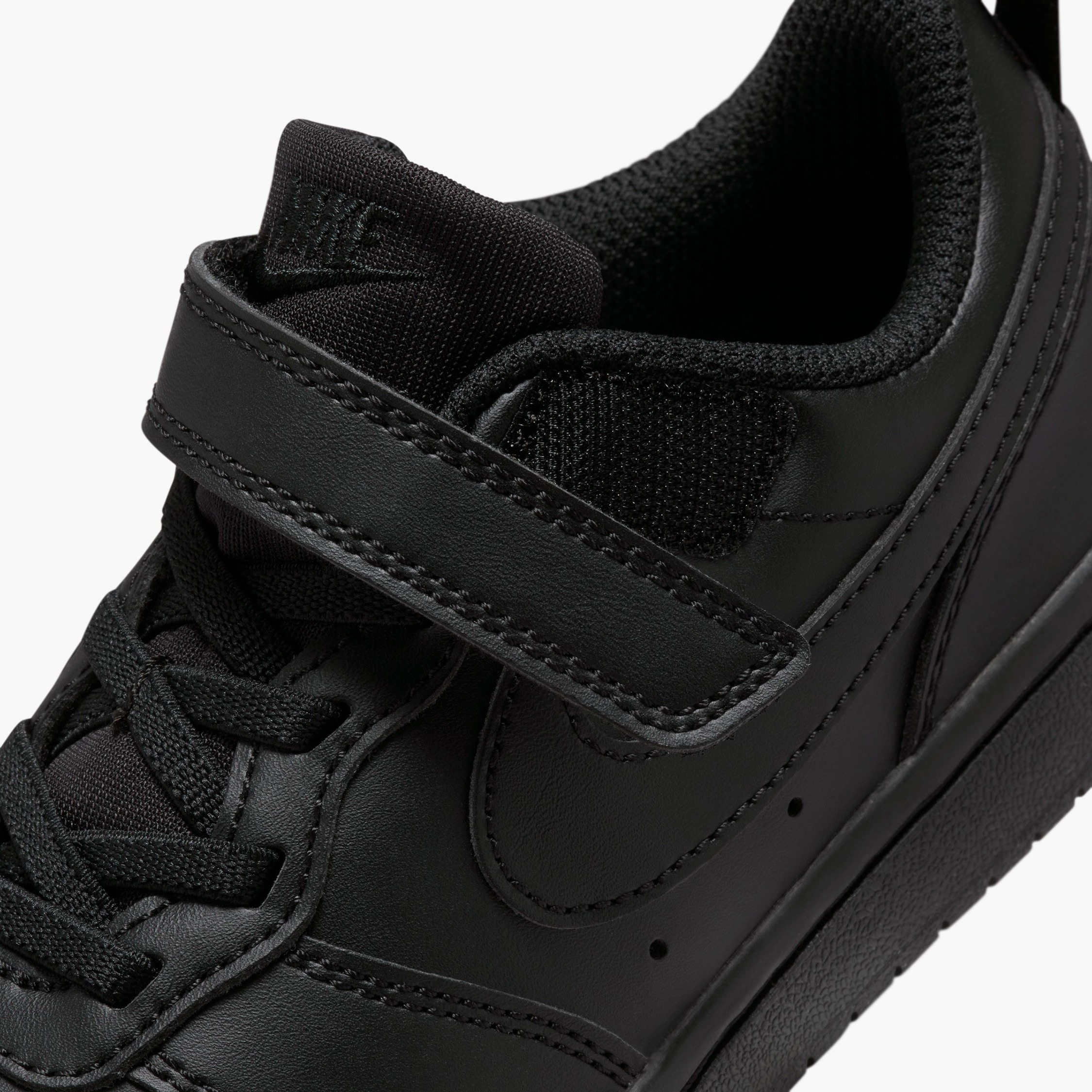 Nike Boys' COURT BOROUGH LOW RECRAFT BPV School Shoes with Hook and Loop Closure - DV5457-002-boys-shoes-schoolshoes-image-3