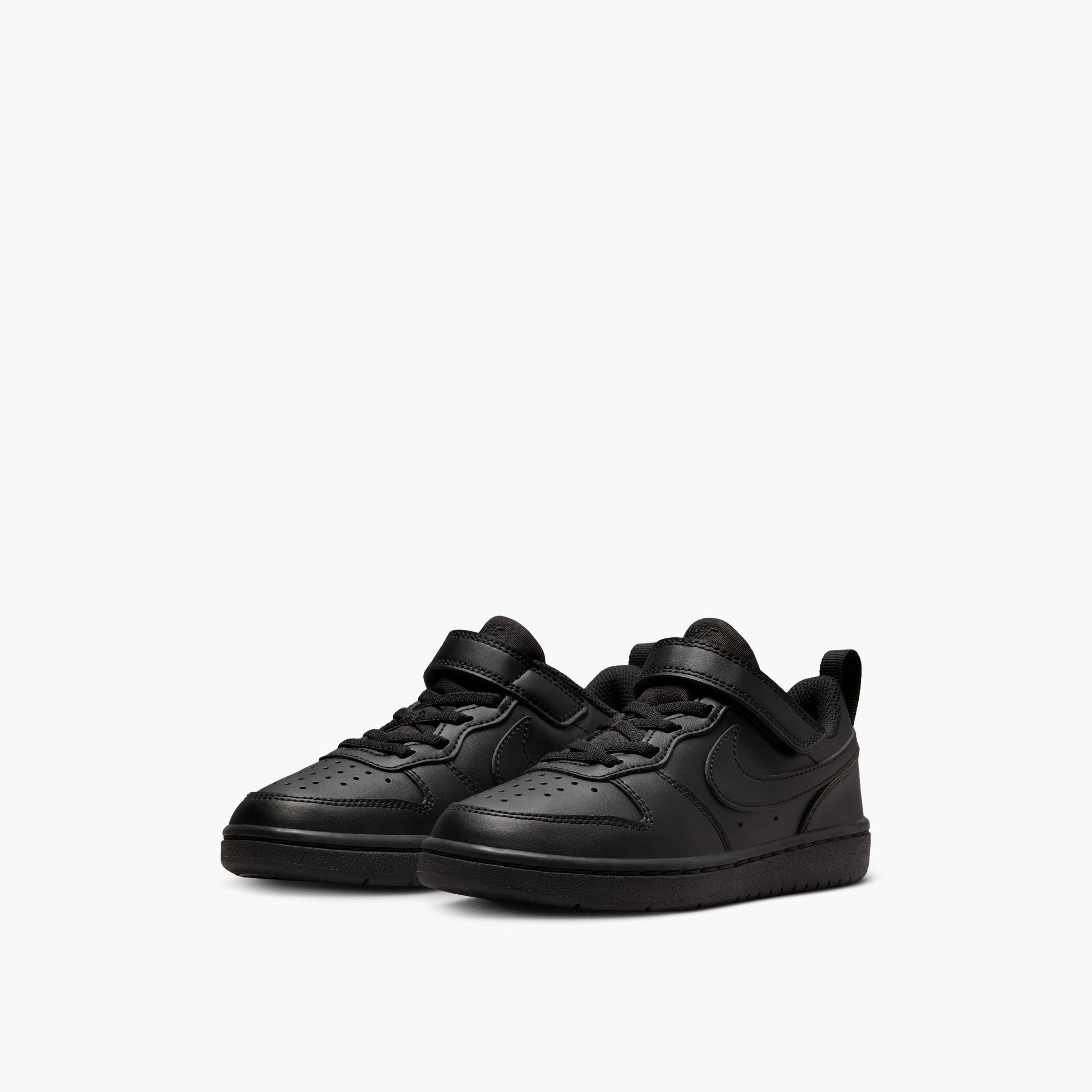 Nike Boys' COURT BOROUGH LOW RECRAFT BPV School Shoes with Hook and Loop Closure - DV5457-002-boys-shoes-schoolshoes-image-5
