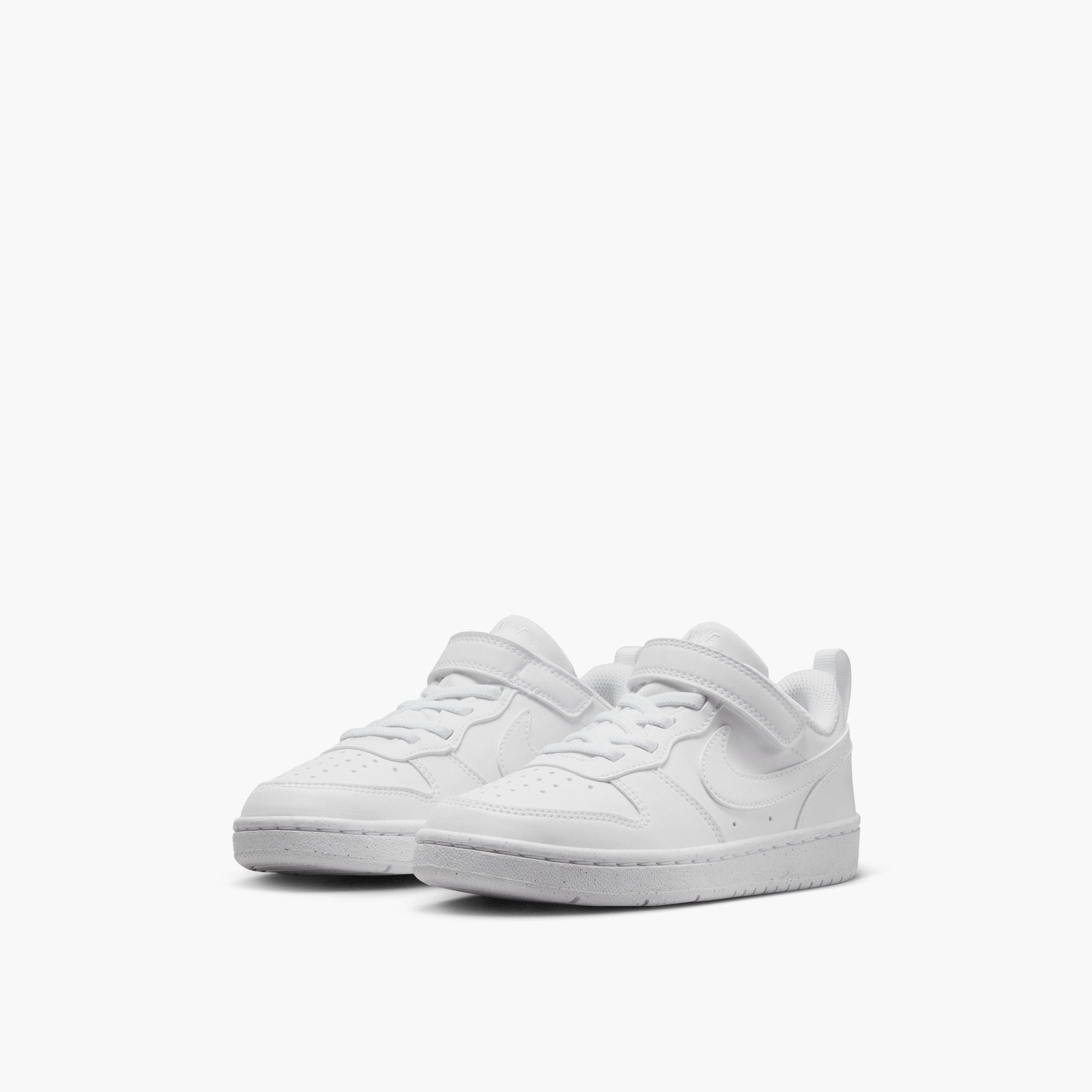 Nike Boys' COURT BOROUGH LOW RECRAFT BPV School Shoes with Hook and Loop Closure - DV5457-106-boys-shoes-schoolshoes-image-4