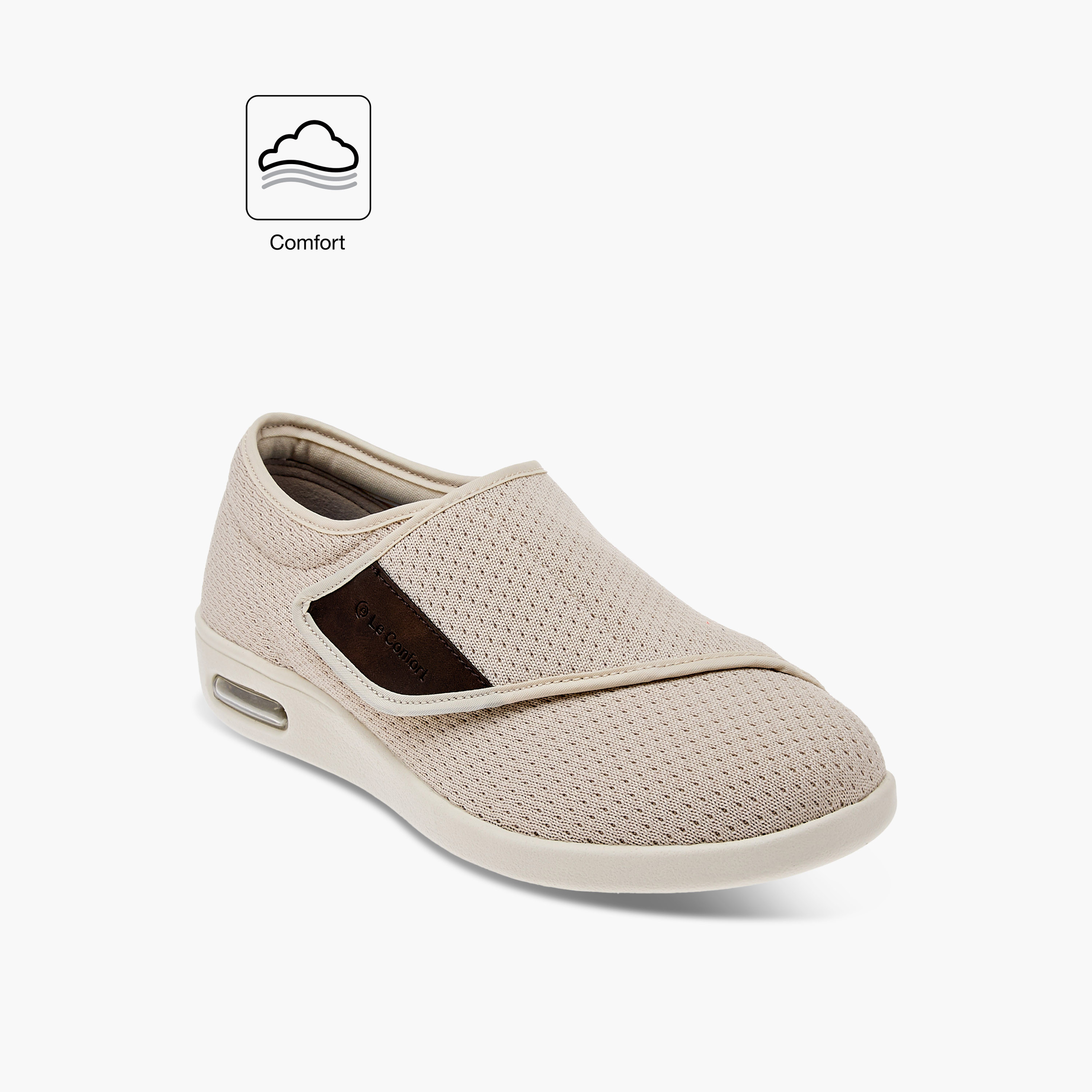 Le Confort Flap Detail Slip-On Comfort Diabetic Shoes-women-shoes-flats-loafers-image-2