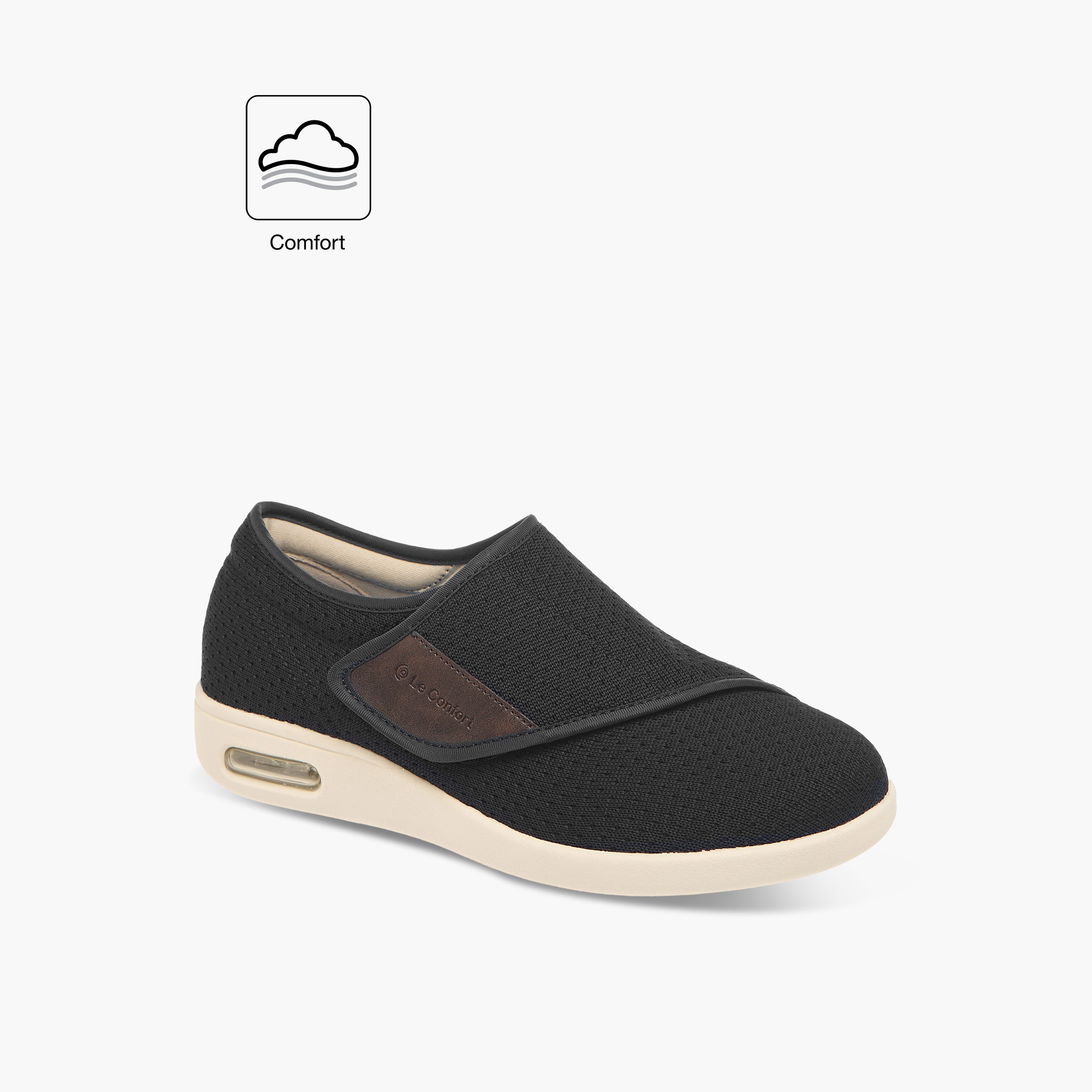 حذاء لمرضى السكري مريح سهل الارتداء بتفاصيل طيّة من لو كونفورت-women-shoes-flats-loafers-image-2