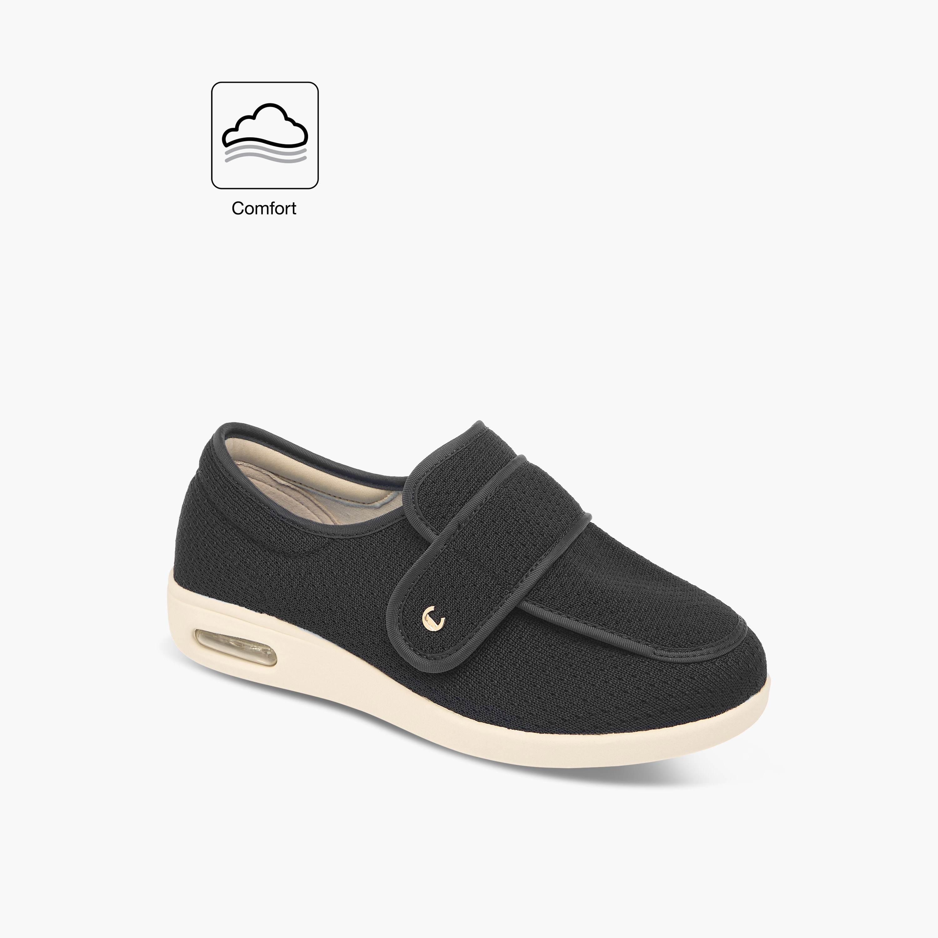 حذاء لمرضى السكري مريح سهل الارتداء بتفاصيل طيّة من لو كونفورت-women-shoes-flats-loafers-image-2