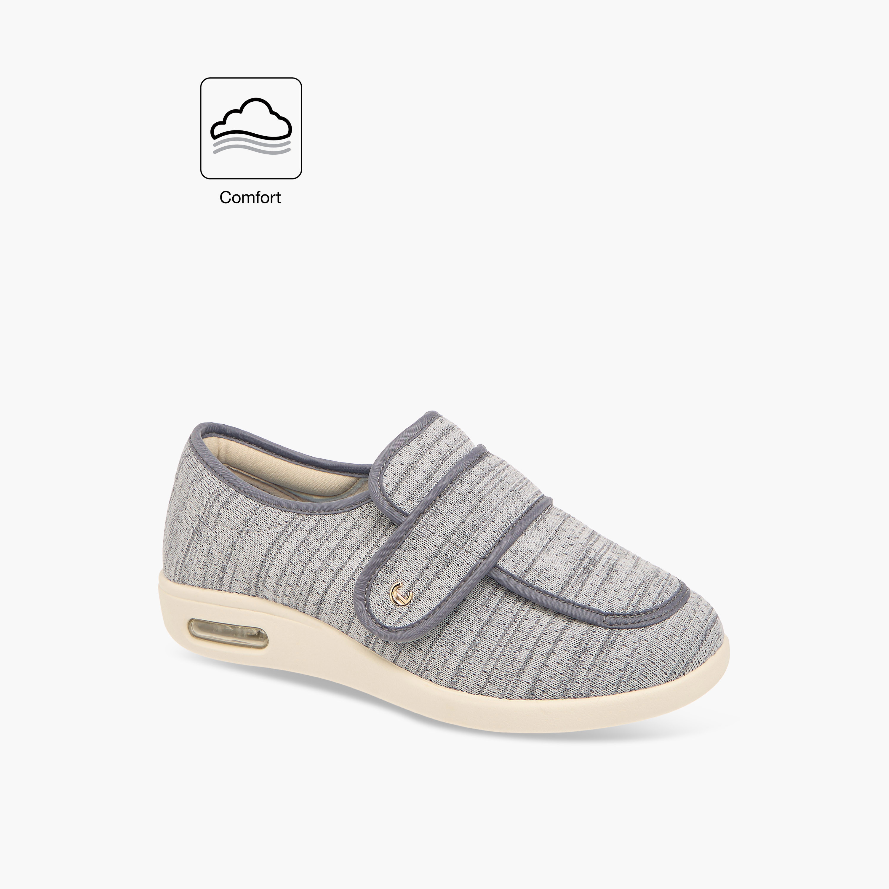 Le Confort Flap Detail Slip-On Comfort Diabetic Shoes-women-shoes-flats-loafers-image-2