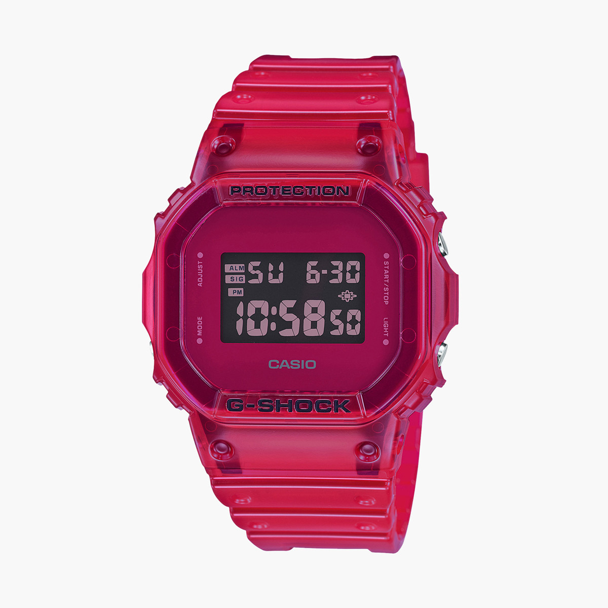 Casio red hotsell led watch