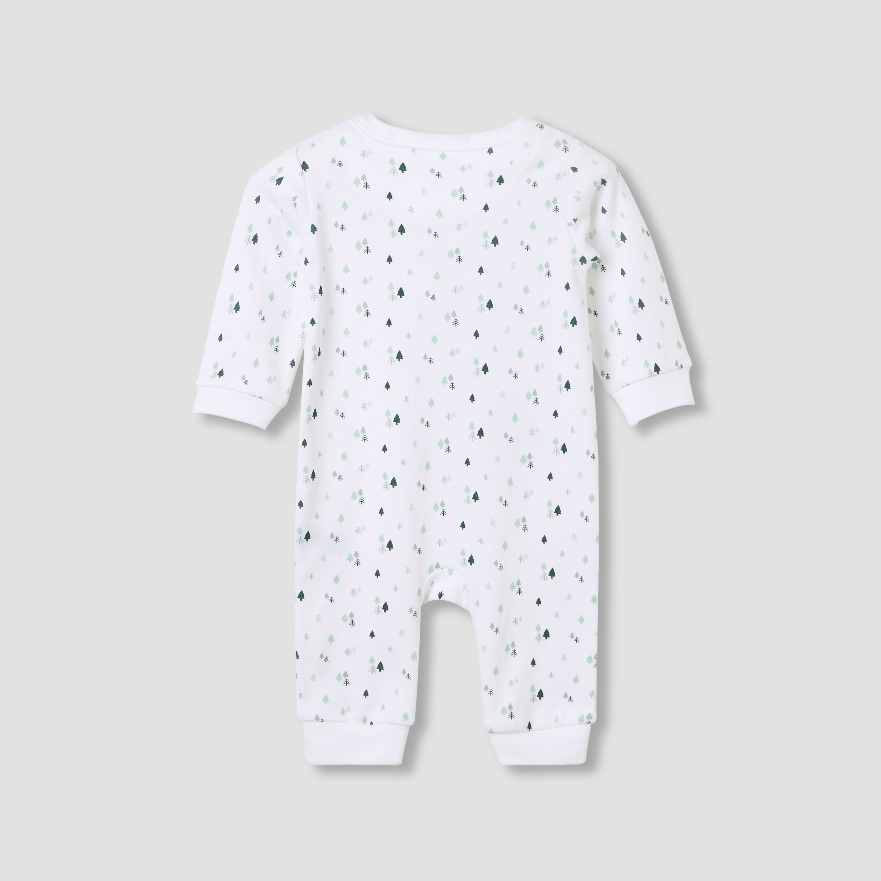 Juniors Crew Neck Sleepsuit with Animal Print - Cotton - Long Sleeves-baby-boys-clothing-nightwear-sleepsuits-image-2