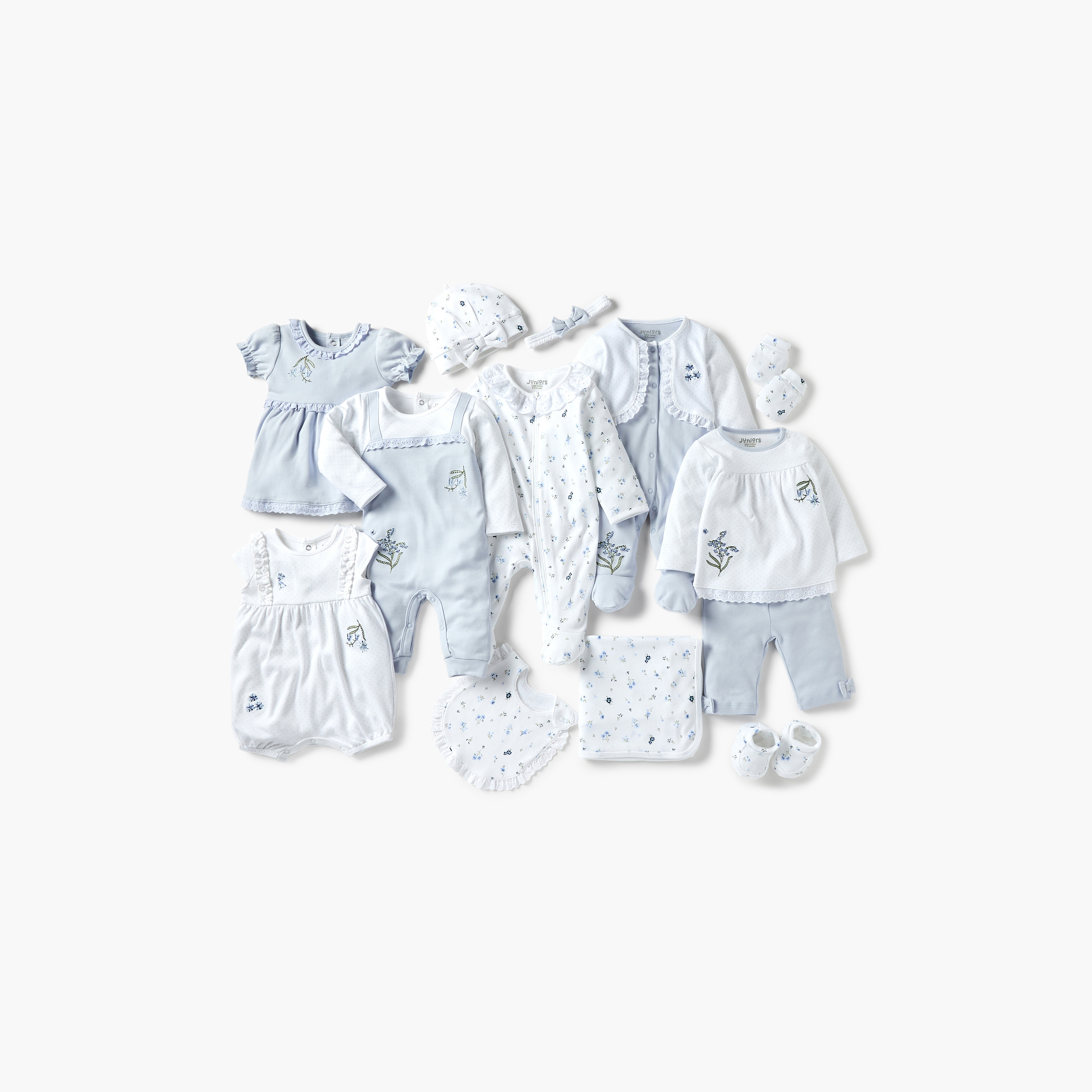 Juniors Embroidered Dress with Round Neck and Short Sleeves-baby-girls-clothing-dressesandjumpsuits-image-5