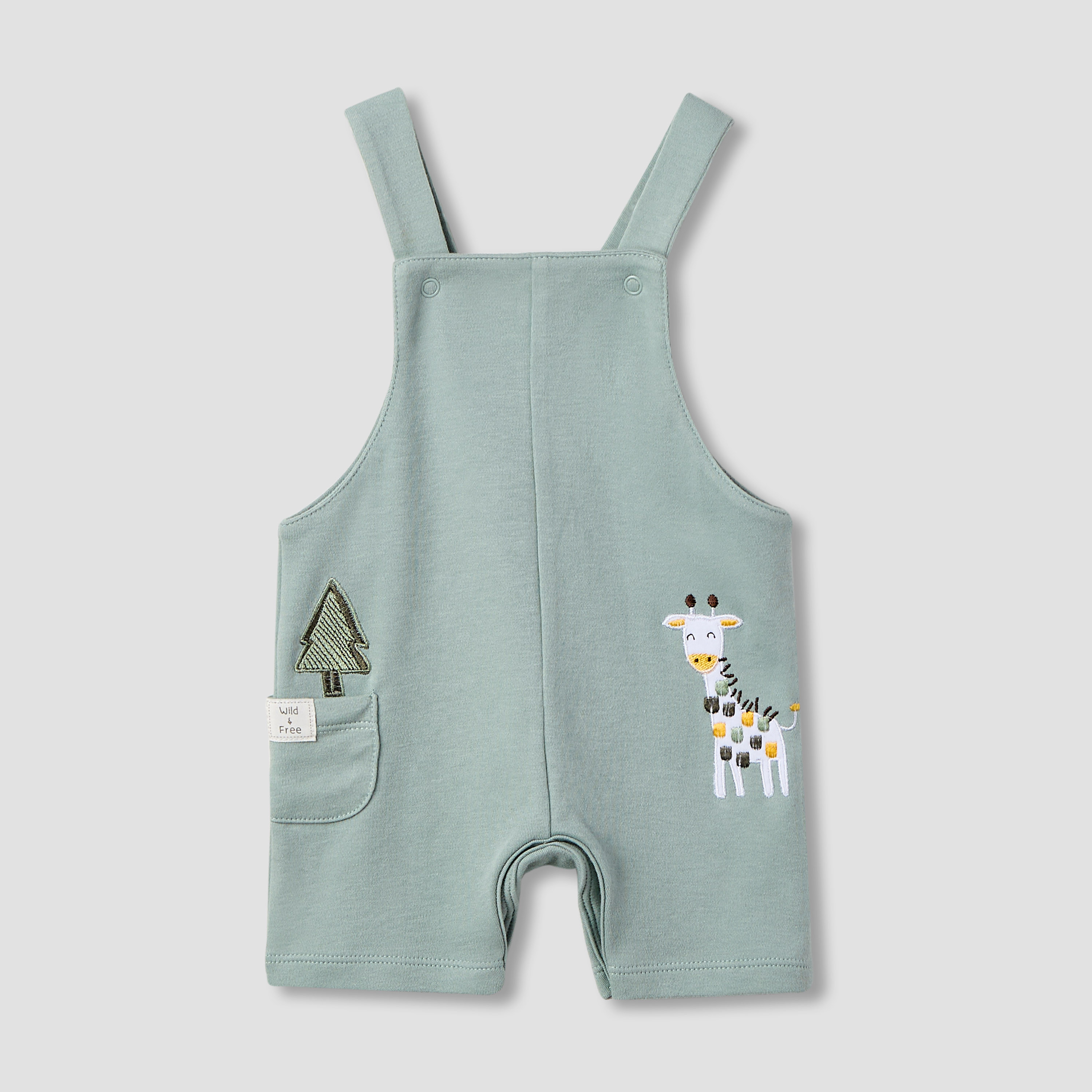 طقم دنغري مطرز وتيشيرت أطفال-baby-boys-clothing-rompers-image-2
