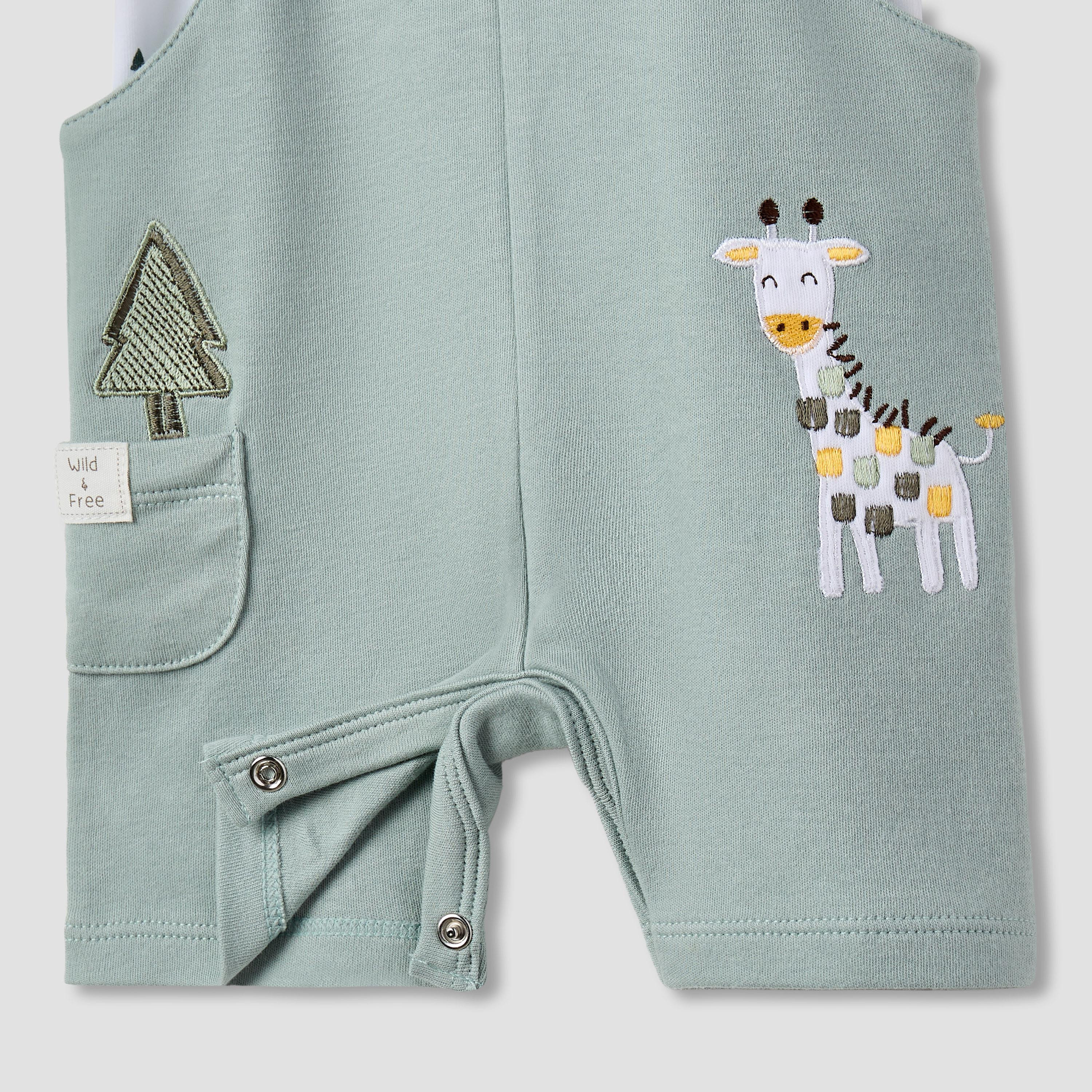 طقم دنغري مطرز وتيشيرت أطفال-baby-boys-clothing-rompers-image-5