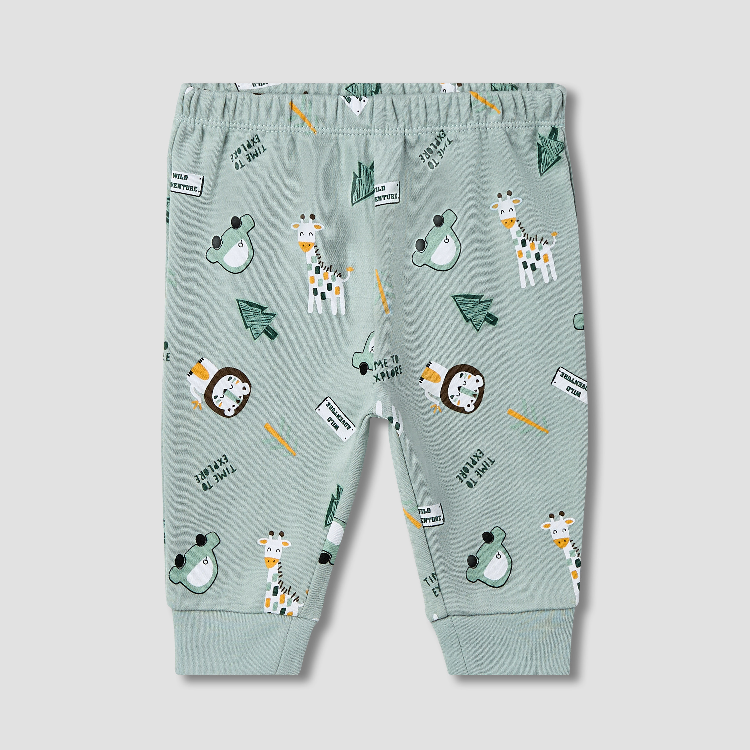Juniors Printed Raglan Sleeve T-shirt and Pyjama Set-baby-boys-clothing-nightwear-pyjamasets-image-3
