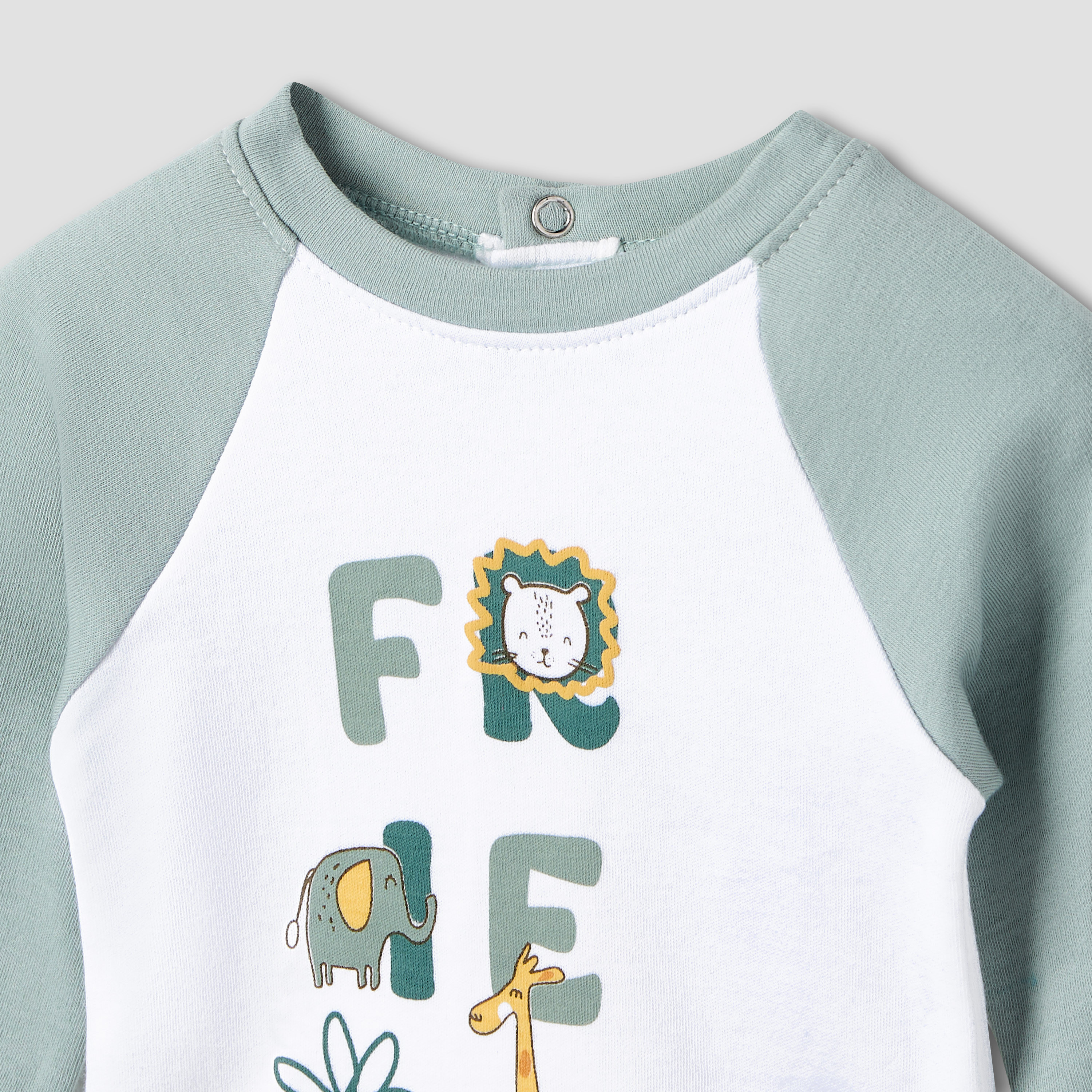Juniors Printed Raglan Sleeve T-shirt and Pyjama Set-baby-boys-clothing-nightwear-pyjamasets-image-4