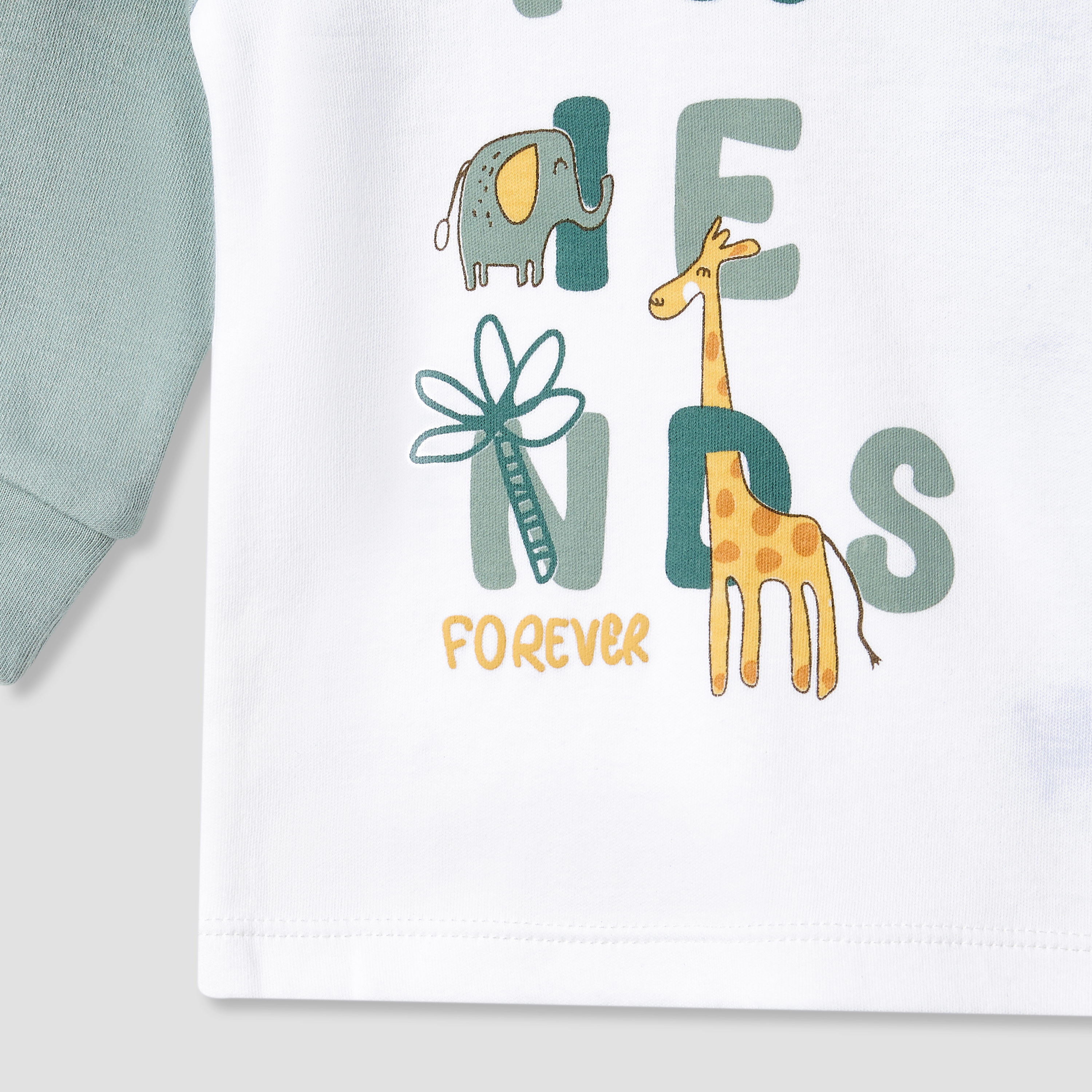 Juniors Printed Raglan Sleeve T-shirt and Pyjama Set-baby-boys-clothing-nightwear-pyjamasets-image-5