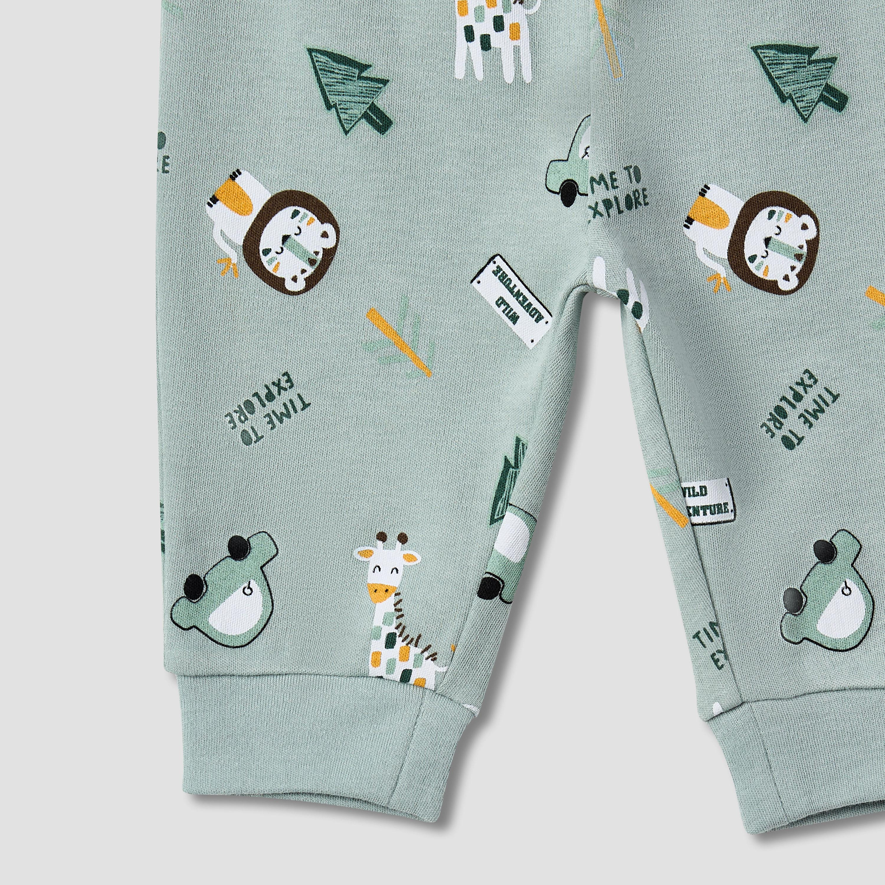 Juniors Printed Raglan Sleeve T-shirt and Pyjama Set-baby-boys-clothing-nightwear-pyjamasets-image-7