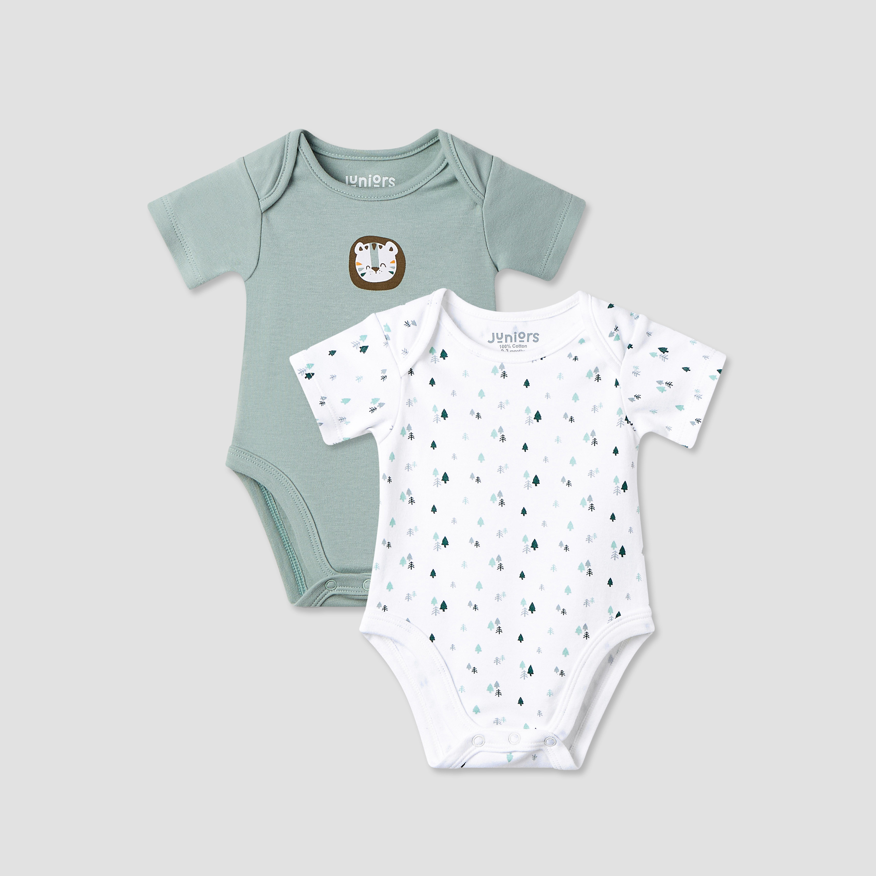 بودي سوت بأكمام قصيرة وطبعات من جونيورز - طقم من قطعتين-baby-boys-clothing-bodysuits-image-1