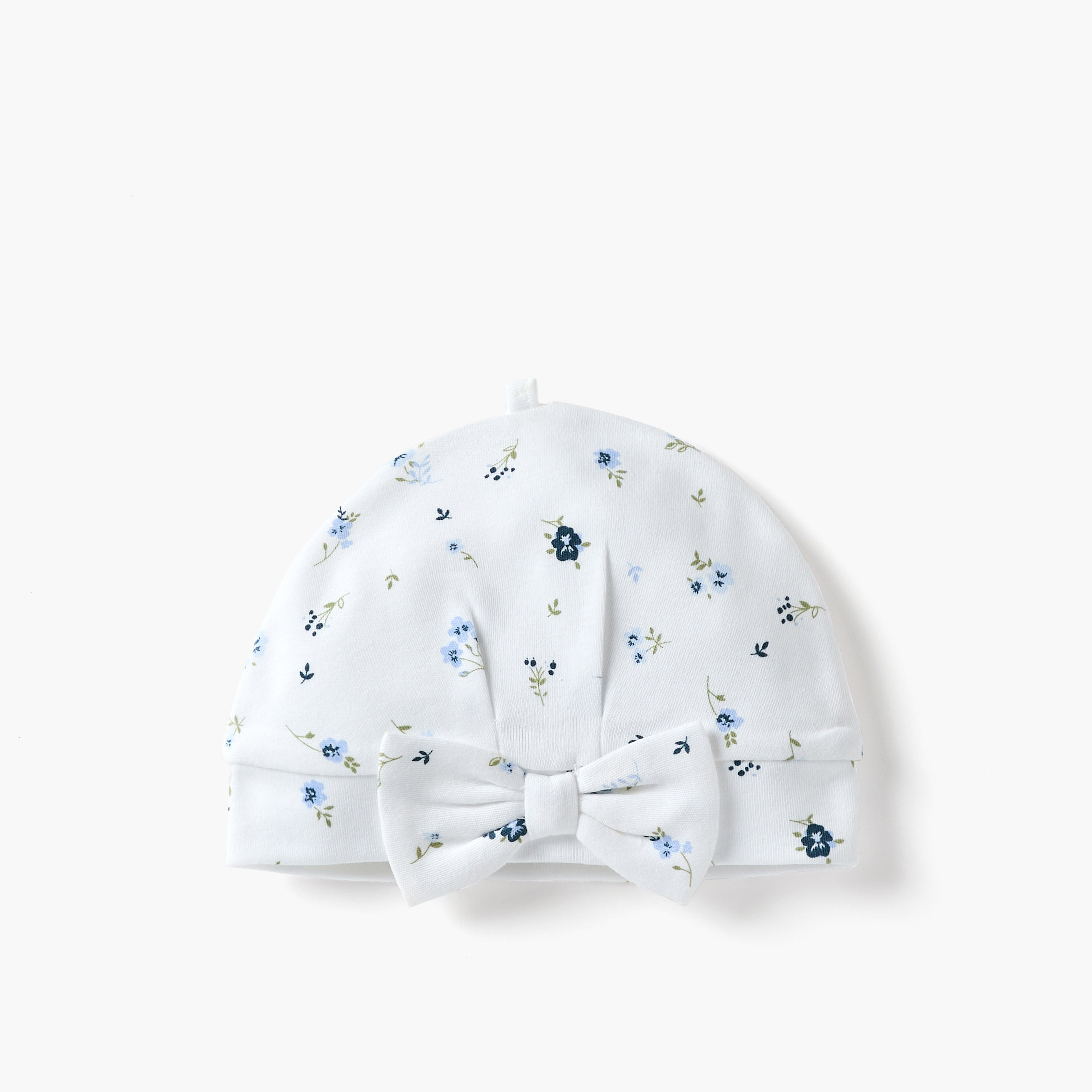 Bow Applique Cap-baby-girls-accessories-caps-image-1