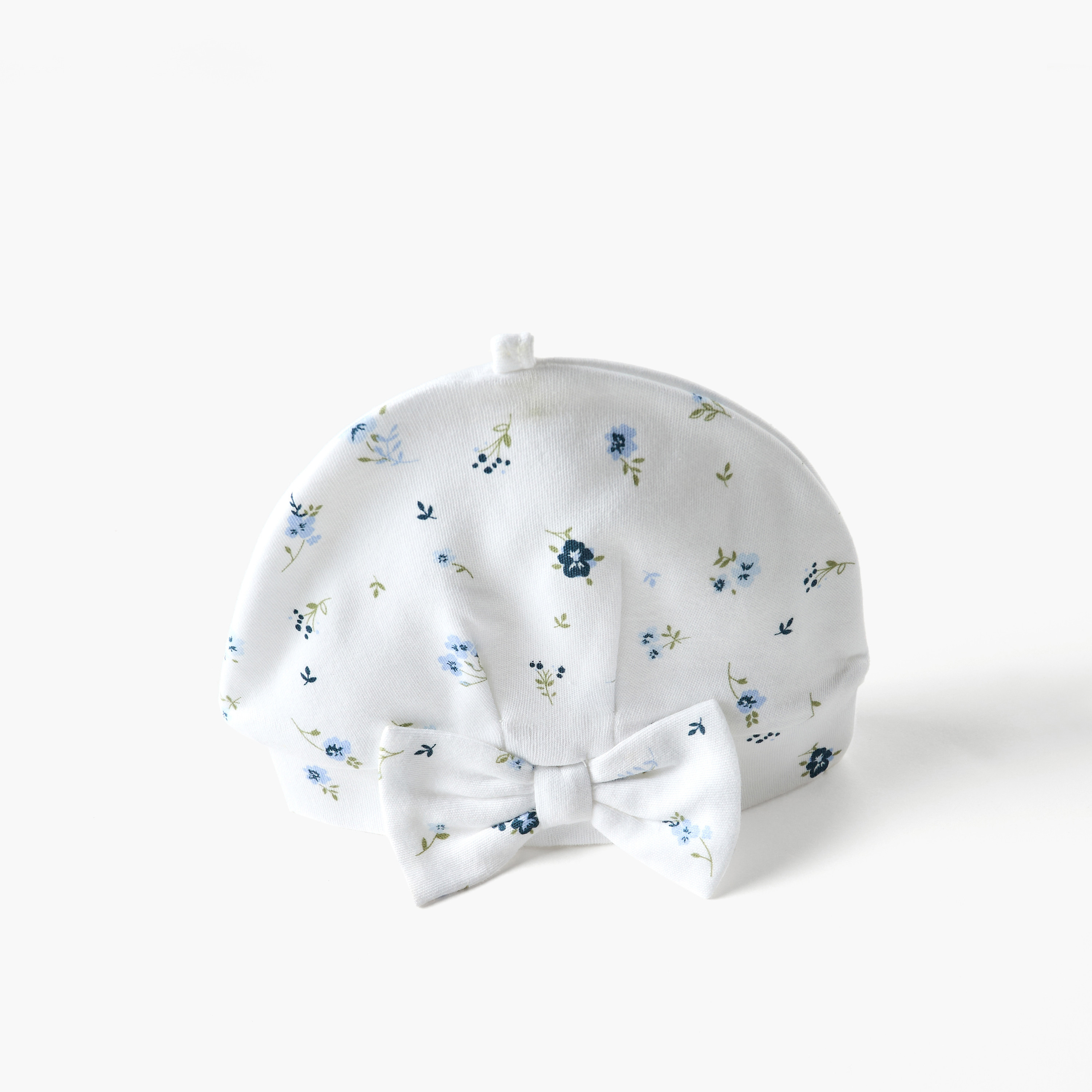 Bow Applique Cap-baby-girls-accessories-caps-image-2