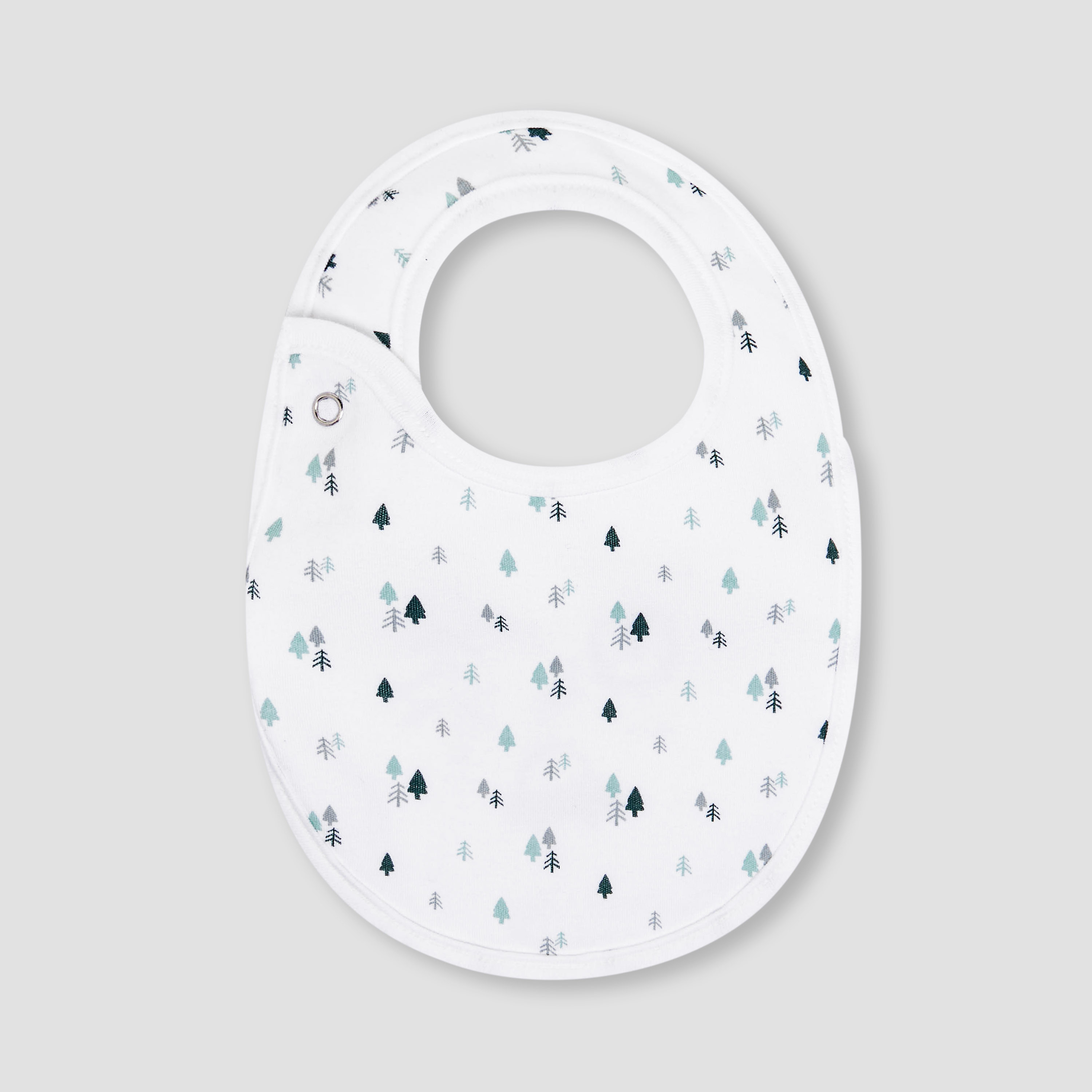 Juniors Printed Bib with Snap Button Closure - Set of 2-baby-feeding-bibs-image-3