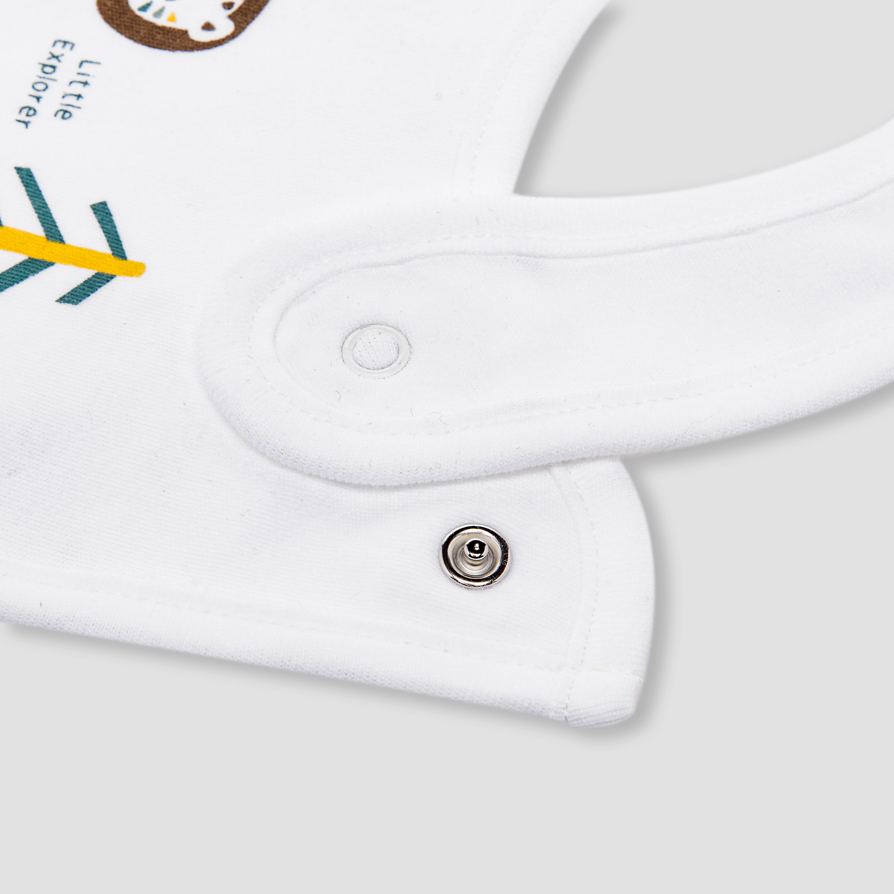 Juniors Printed Bib with Snap Button Closure - Set of 2-baby-feeding-bibs-image-5