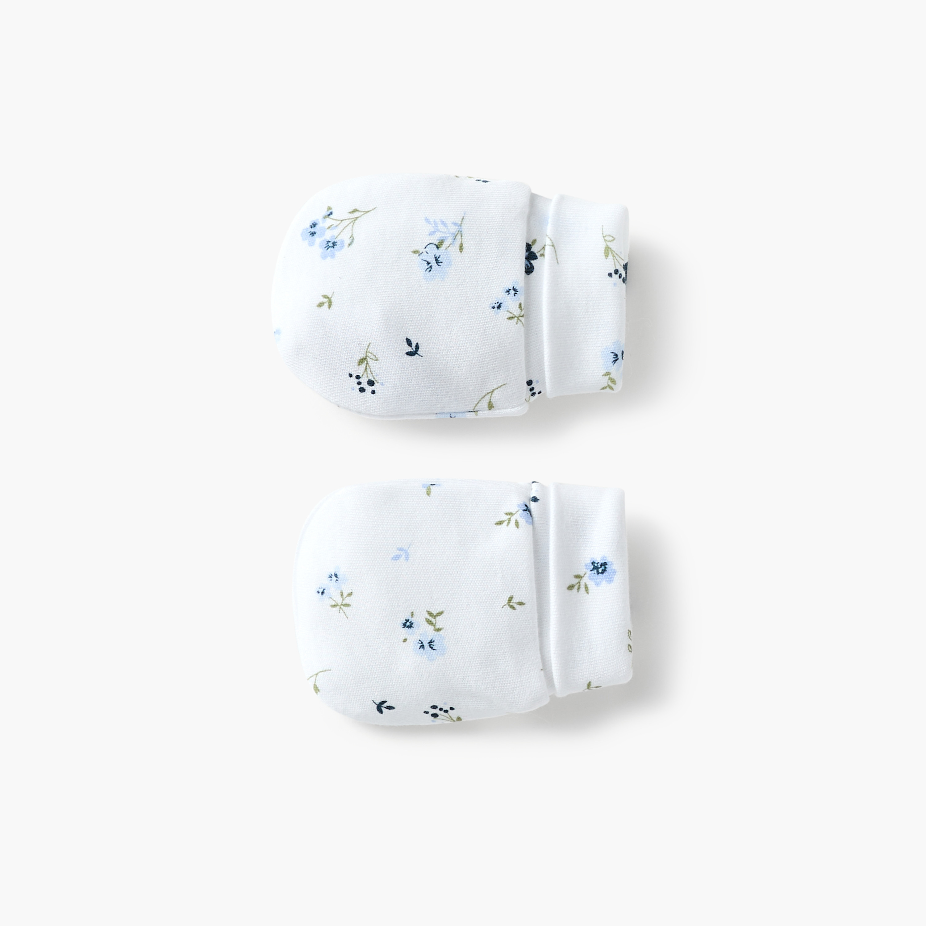 Juniors Flower Print Mittens-baby-girls-accessories-mittens-image-2