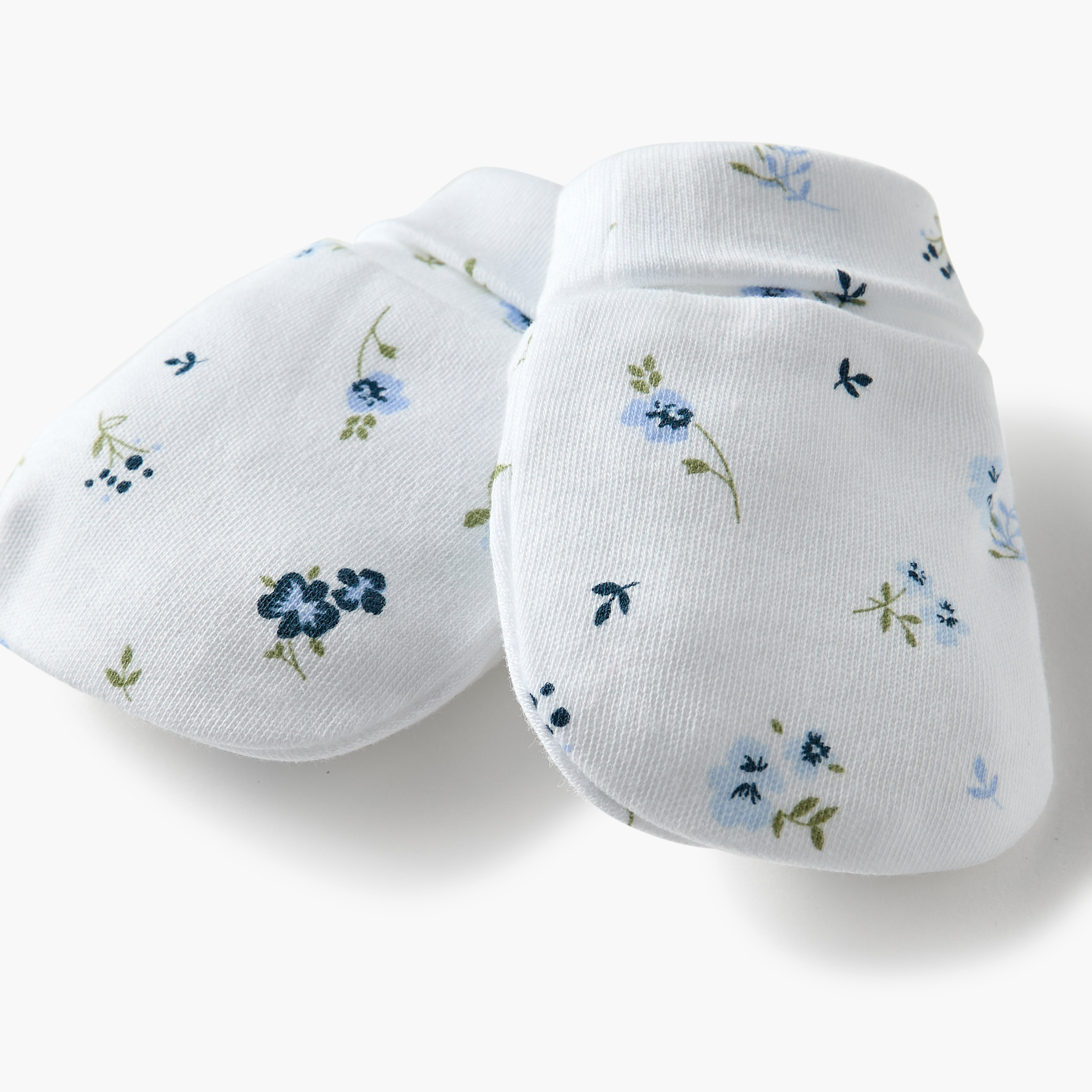 Juniors Flower Print Mittens-baby-girls-accessories-mittens-image-3