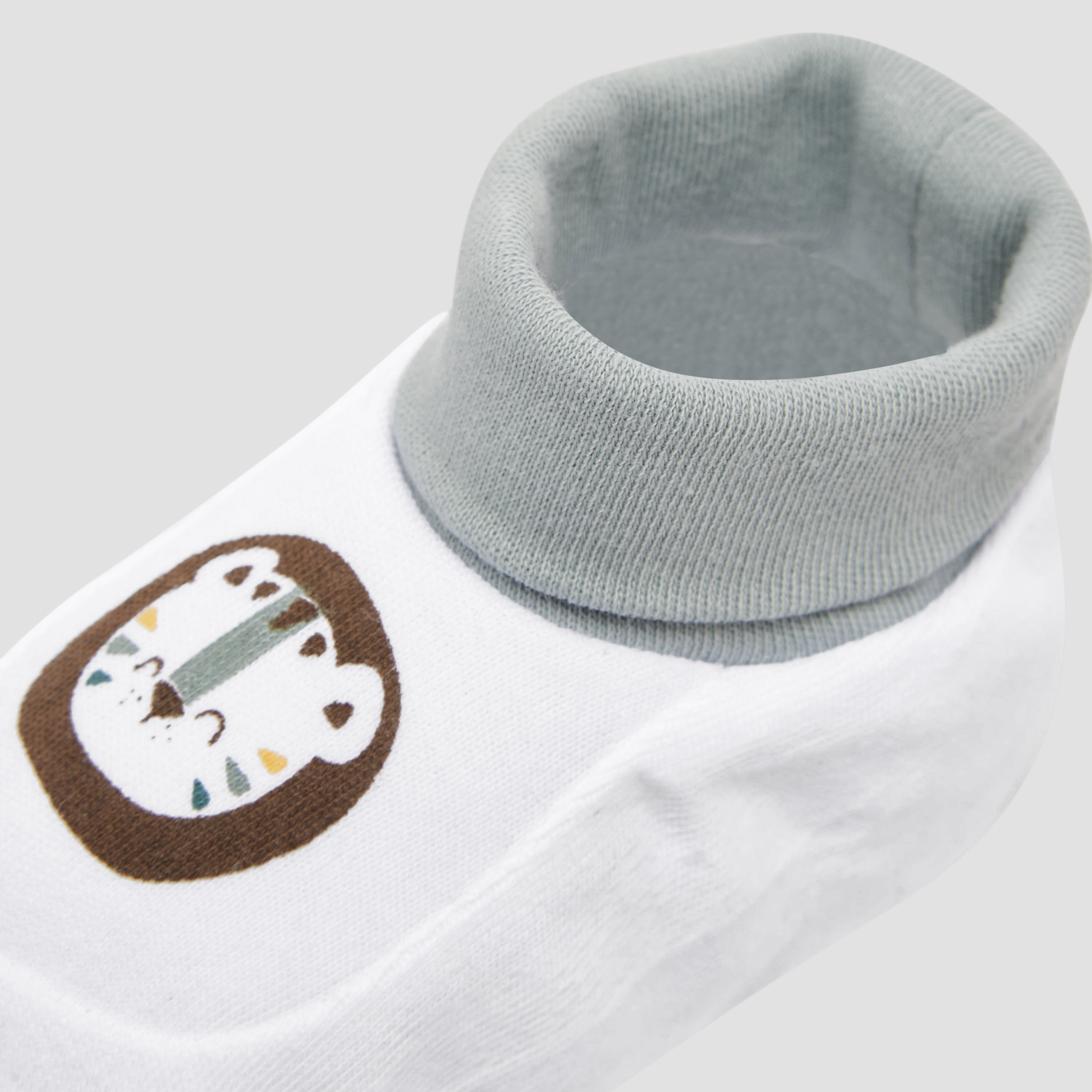 Juniors Printed Slip-On Booties-baby-boys-shoes-booties-image-4