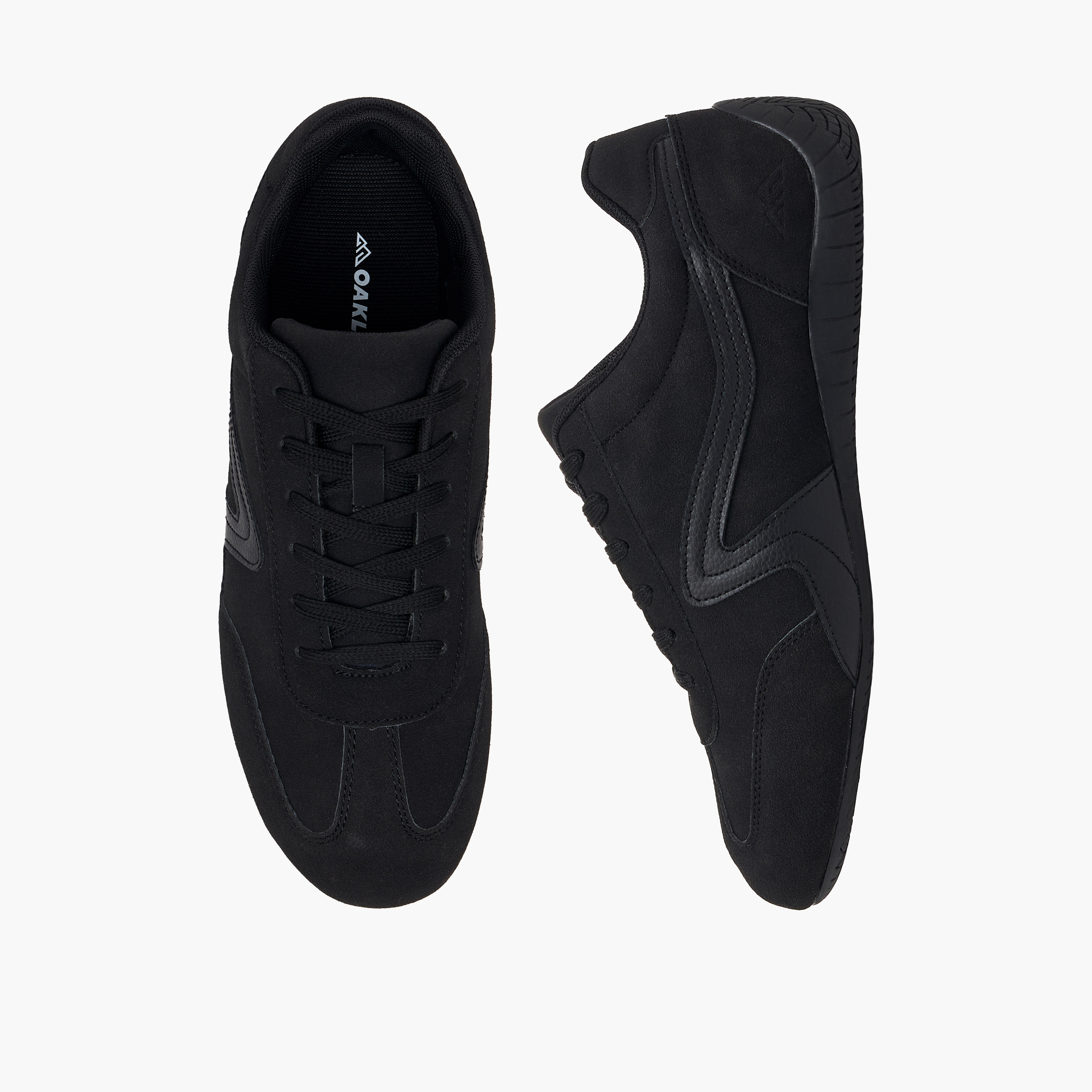 حذاء سنيكرز طول الكاحل برباط للنساء من أوكلان من شو إكسبرس-women-shoes-sneakers-image-1