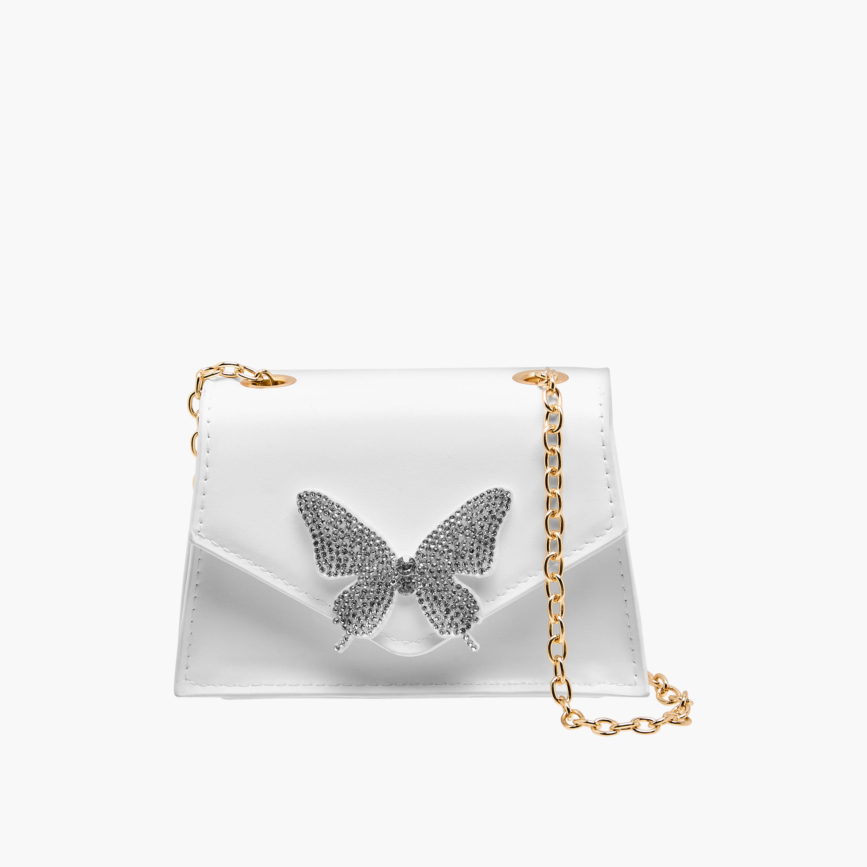 Flora Bella Butterfly Embellished Crossbody Bag with Chain Strap-girls-accessories-bags-image-1
