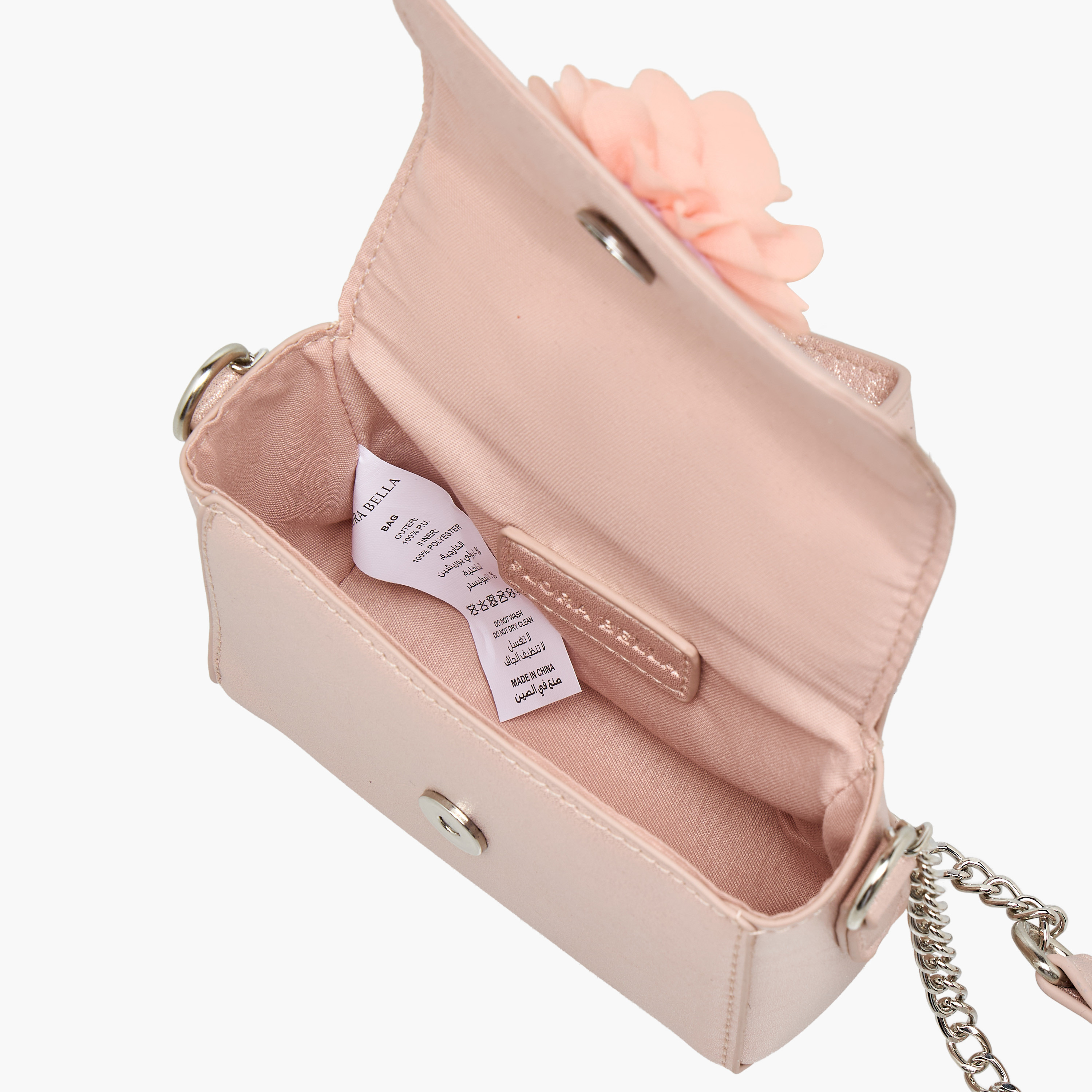 Flora Bella Floral Accent Crossbody Bag with Chain Strap-girls-accessories-bags-image-8