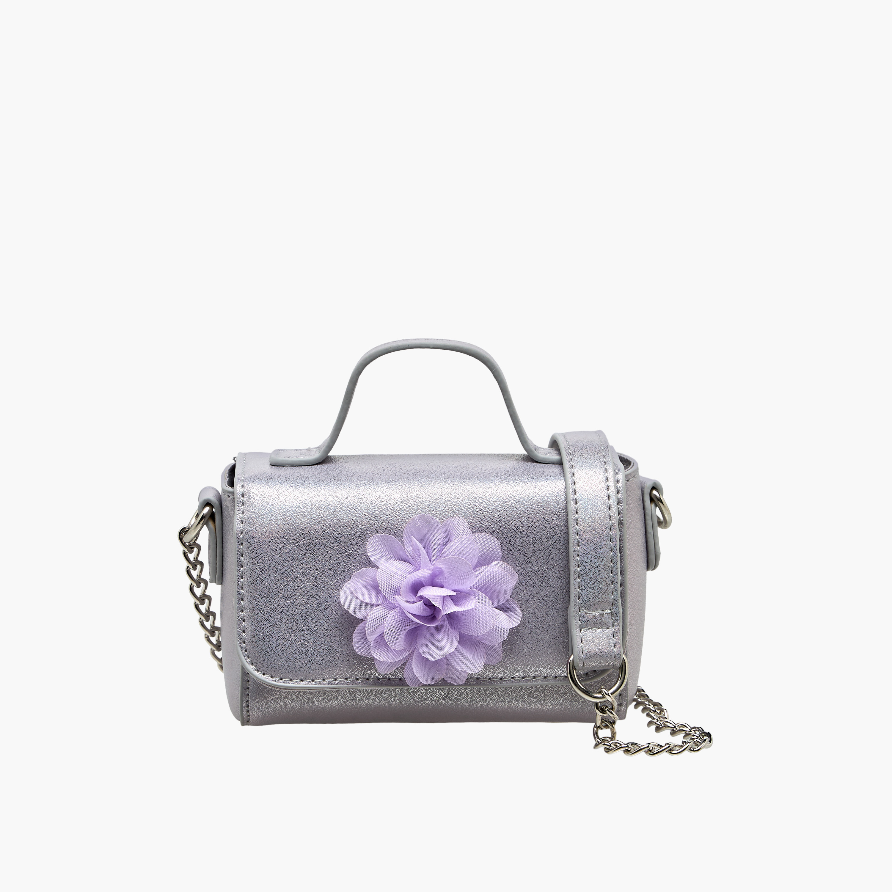 شنطة كروس بودي مزينة بحزام سلسلة من فلورا بيلا-girls-accessories-bags-image-1