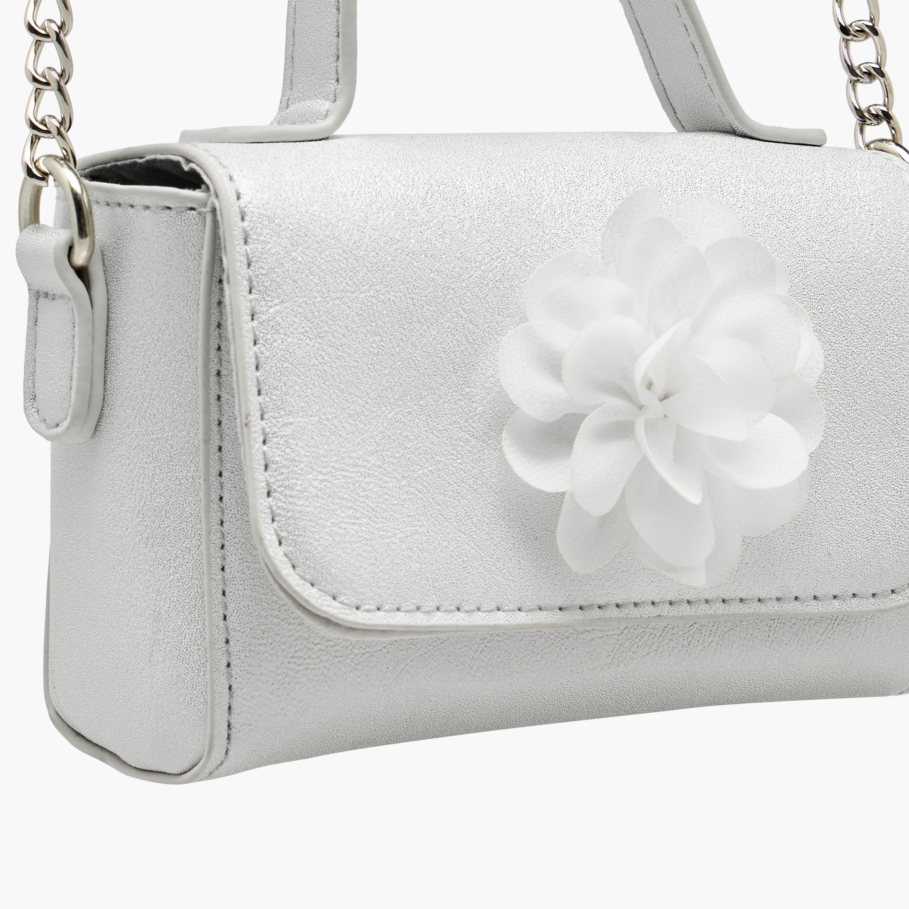 Flora Bella Floral Accent Crossbody Bag with Chain Strap-girls-accessories-bags-image-5