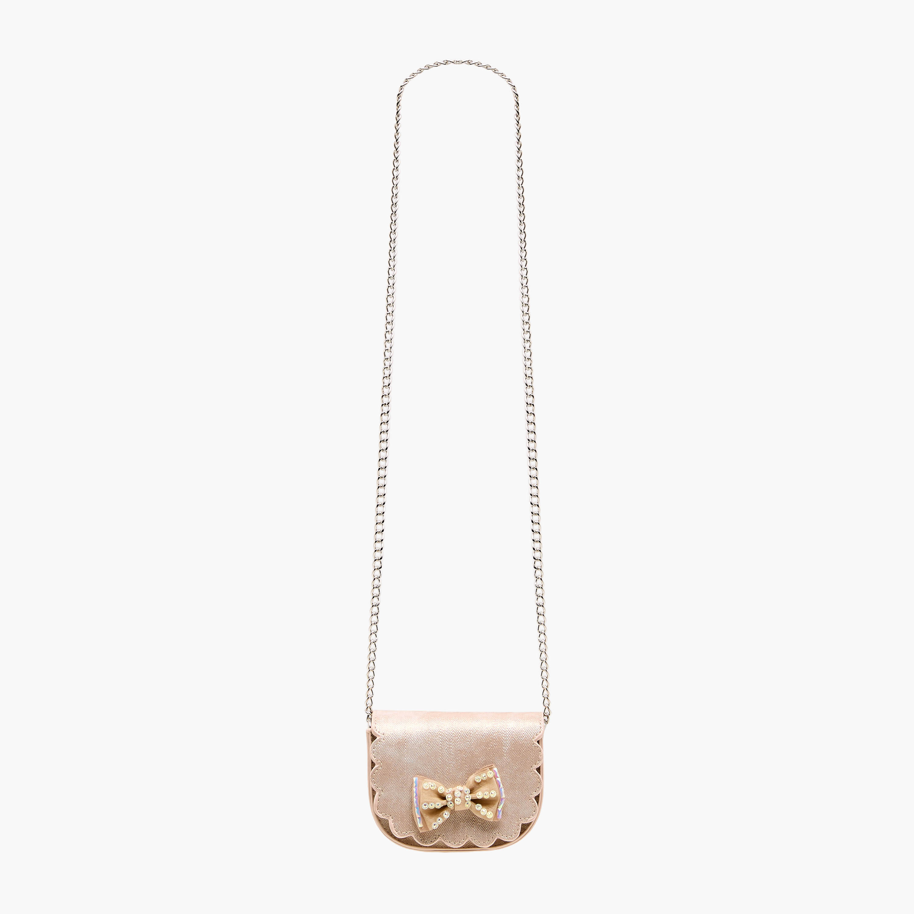 Flora Bella Scallop Hem Crossbody Bag with Chain Strap-girls-accessories-bags-image-3