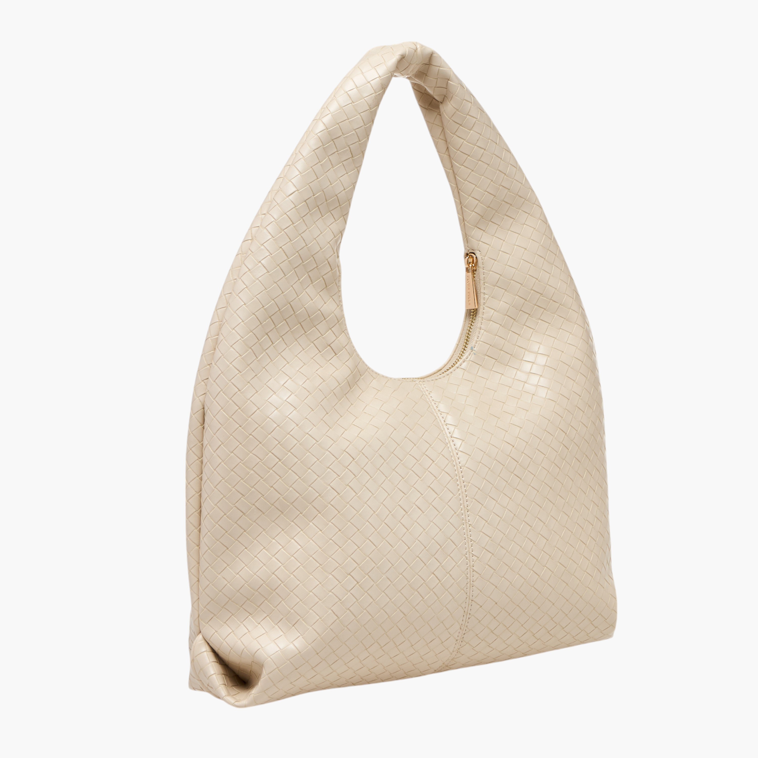 Flora Bella Textured Hobo Bag with Handle and Zip Closure-women-bagsandwallets-handbags-image-3
