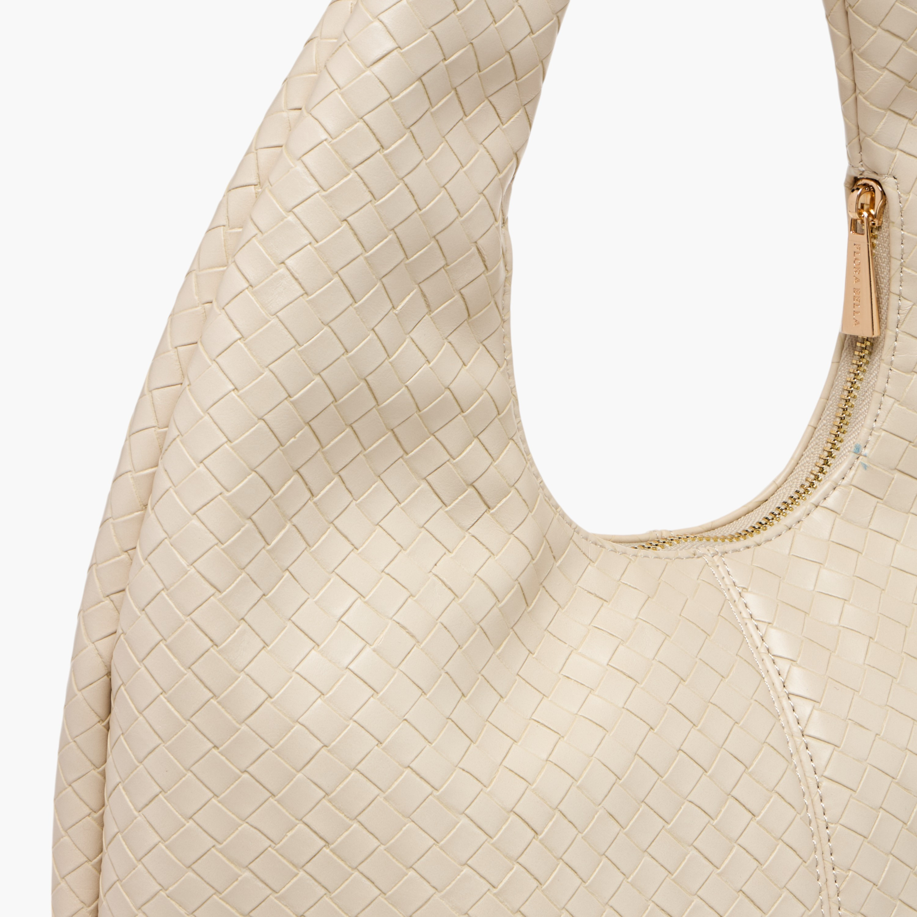 Flora Bella Textured Hobo Bag with Handle and Zip Closure-women-bagsandwallets-handbags-image-5