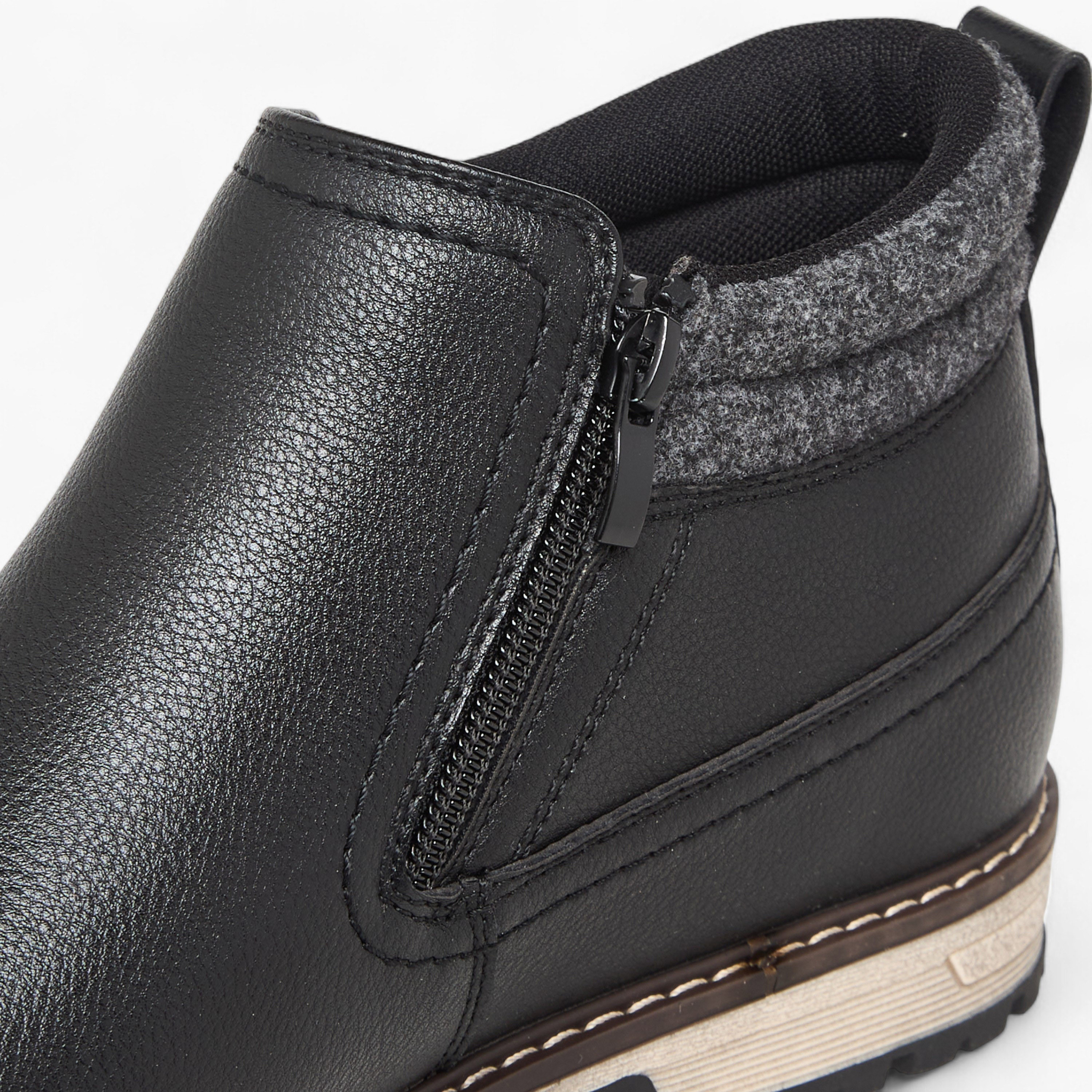 LBL by Shoexpress Men Panelled Ankle Boots-men-shoes-boots-image-4