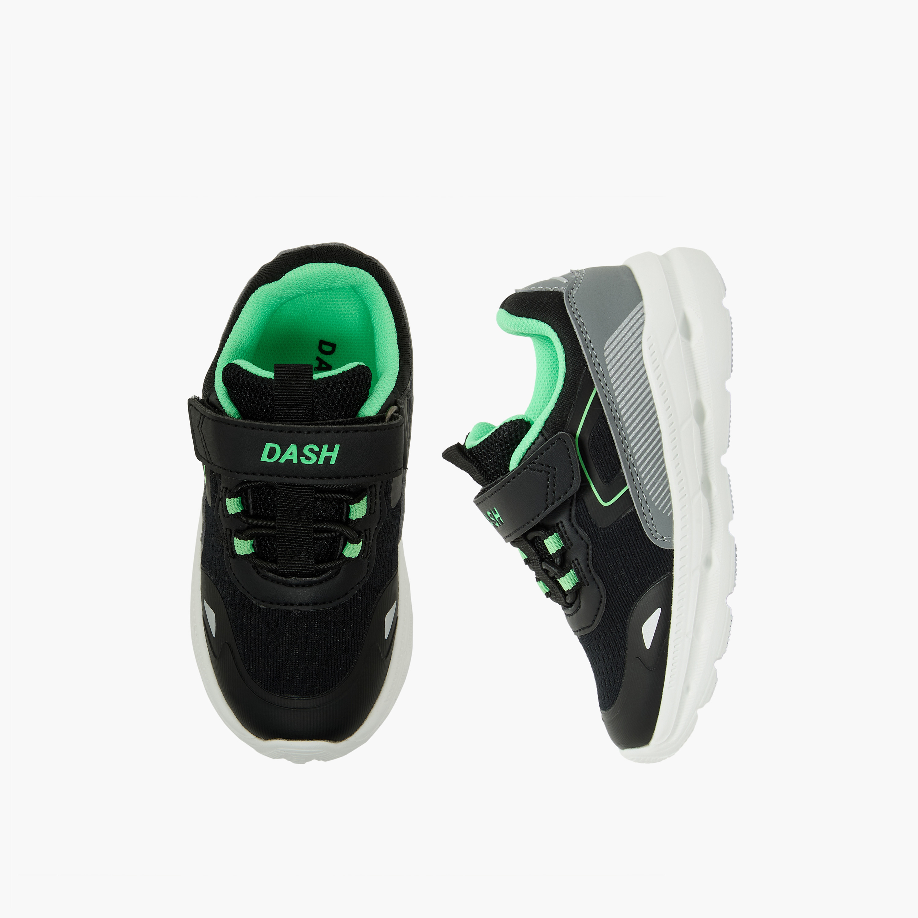 Dash Boys Hook & Loop Sports Shoes-boys-shoes-sneakers-image-1