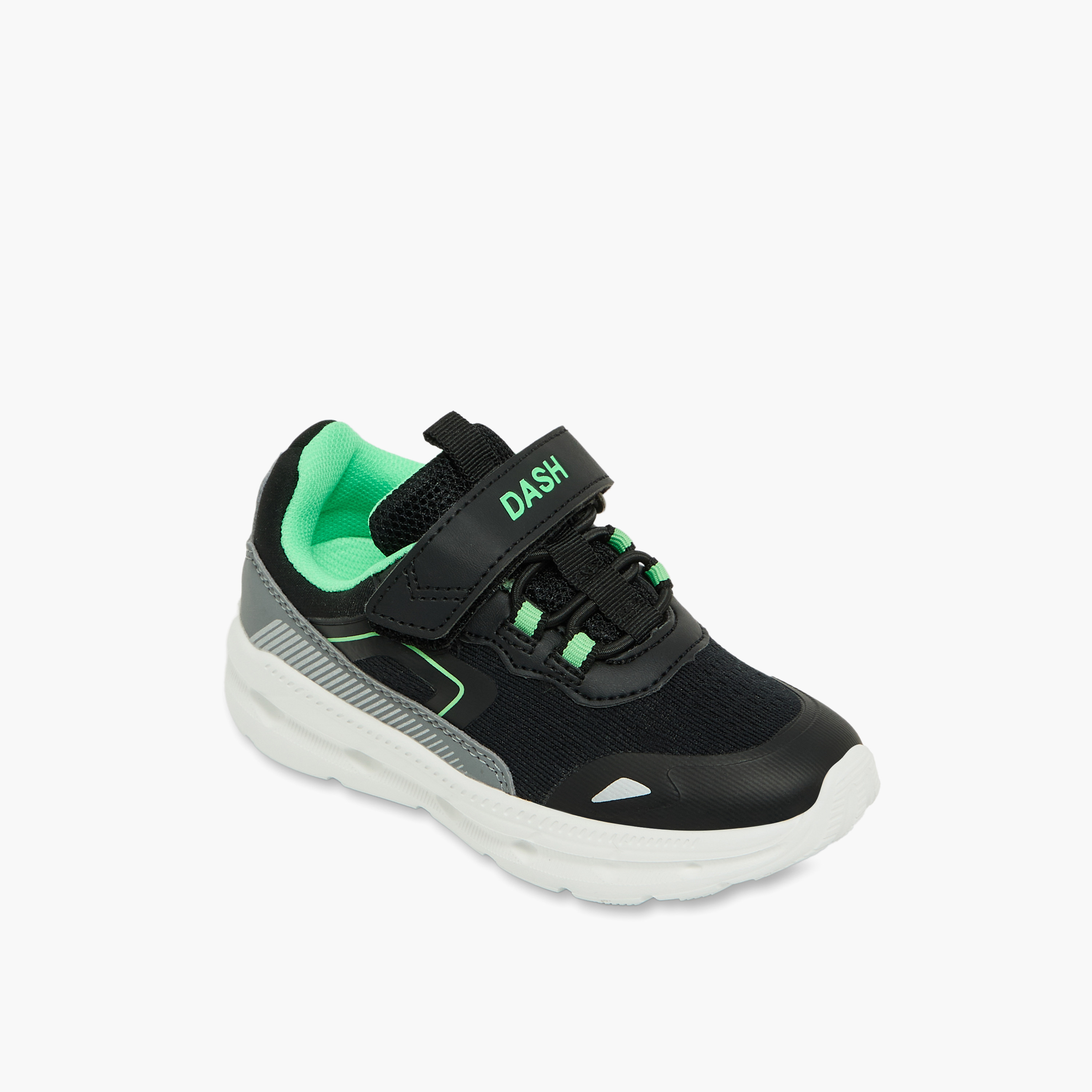 Dash Boys Hook & Loop Sports Shoes-boys-shoes-sneakers-image-2