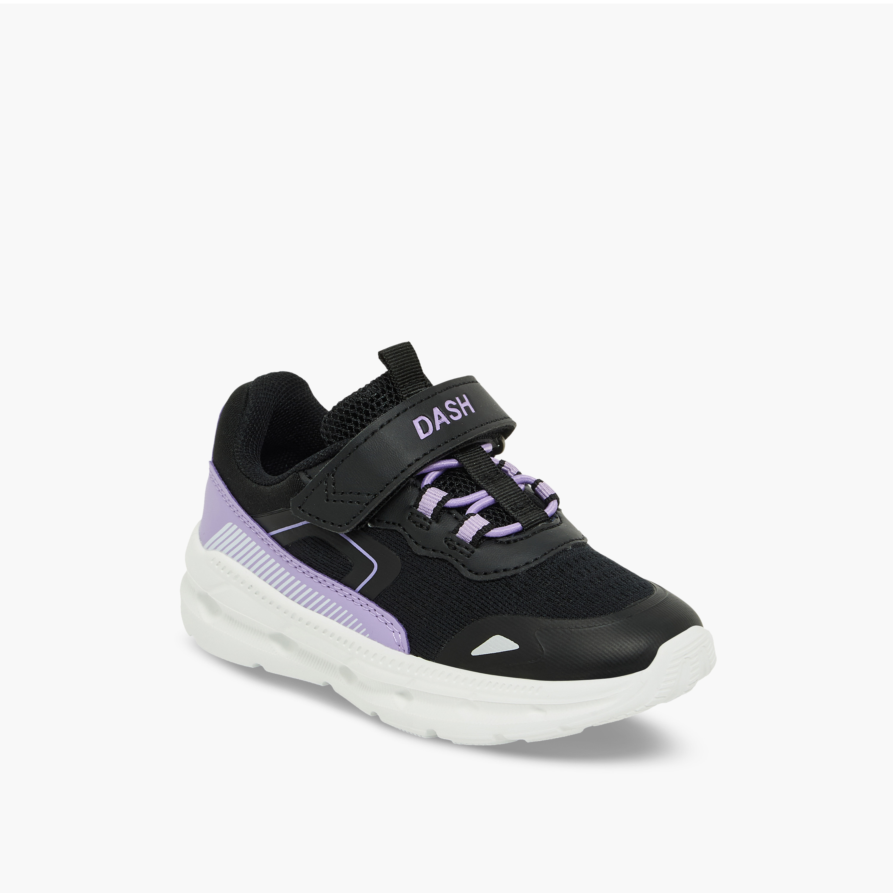 حذاء رياضي بشريط لاصق وقوالب ملونة للبنات من داش-girls-shoes-sneakers-image-2