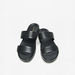Le Confort Slip-on Cutwork Detail Slide Sandals with Dual Strap-Women%27s Flat Sandals-thumbnail-1