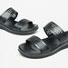 Le Confort Slip-on Cutwork Detail Slide Sandals with Dual Strap-Women%27s Flat Sandals-thumbnailMobile-3