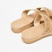 Le Confort Slip-on Cutwork Detail Slide Sandals with Dual Strap-Women%27s Flat Sandals-thumbnail-2