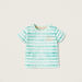 Juniors Printed T-shirt with Button Closure - Set of 3-T Shirts-thumbnail-3