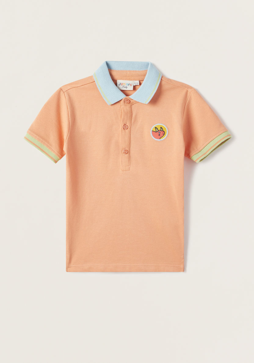 Juniors Polo T-shirt with Short Sleeves-T Shirts-image-0