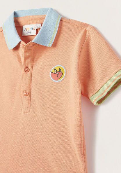 Juniors Polo T-shirt with Short Sleeves-T Shirts-image-1