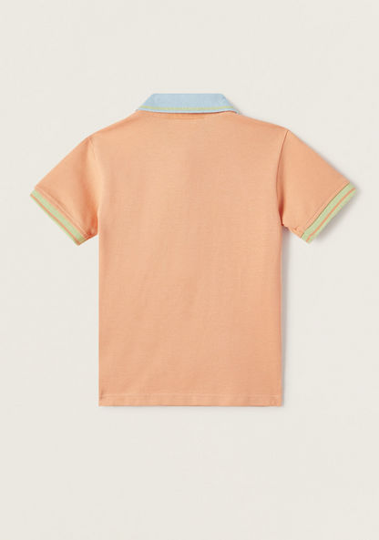 Juniors Polo T-shirt with Short Sleeves-T Shirts-image-3
