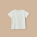 Juniors Giraffe Print Crew Neck T-shirt with Short Sleeves-T Shirts-thumbnailMobile-3