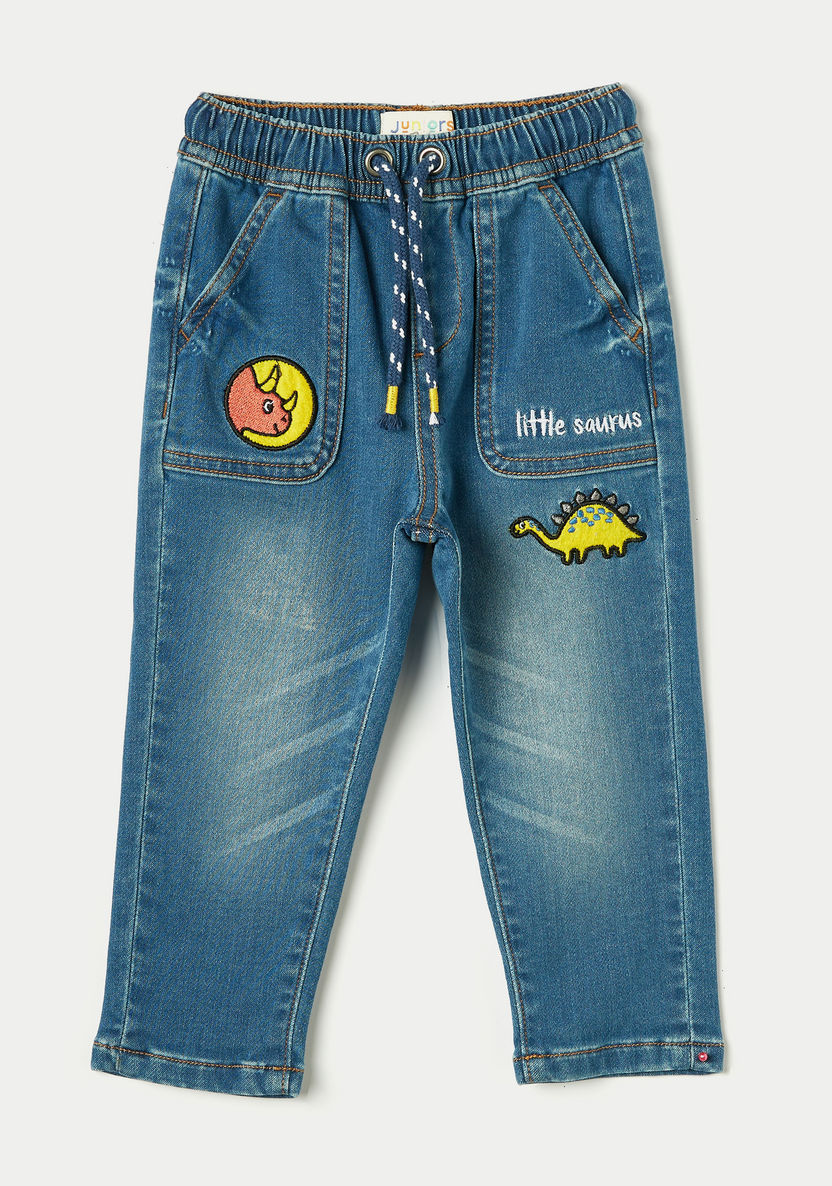 Juniors Boys' Embroidered Pants-Pants-image-0