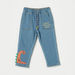 Juniors Applique Detail Jeans with Drawstring Closure-Jeans-thumbnail-0